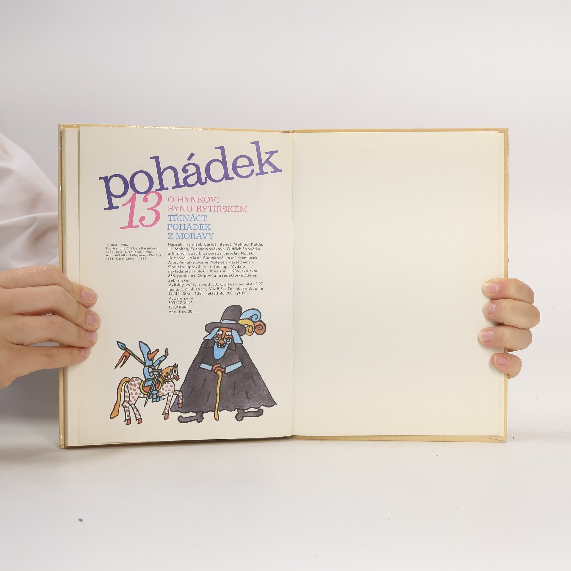 Various authors O Hynkovi synu rytířském. Třináct pohádek z Moravy