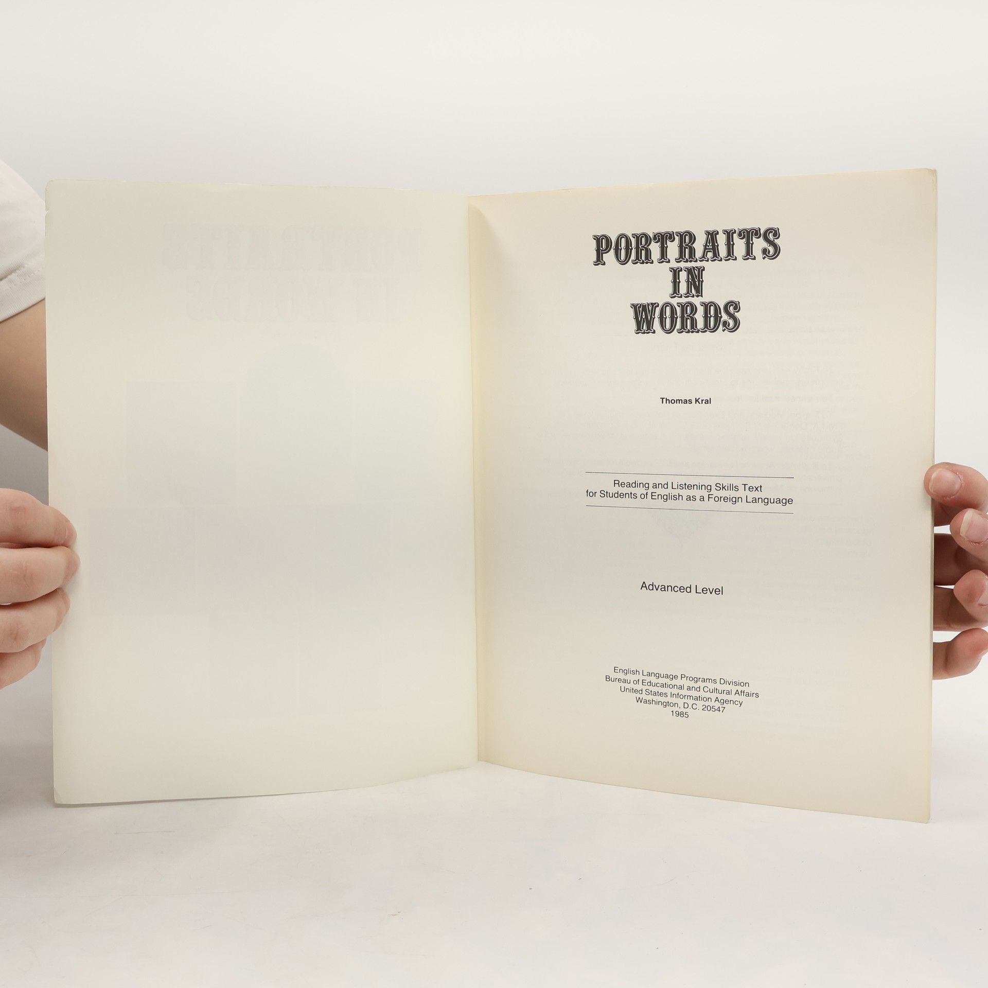 Thomas Kral Portraits in Words. Advanced Level
