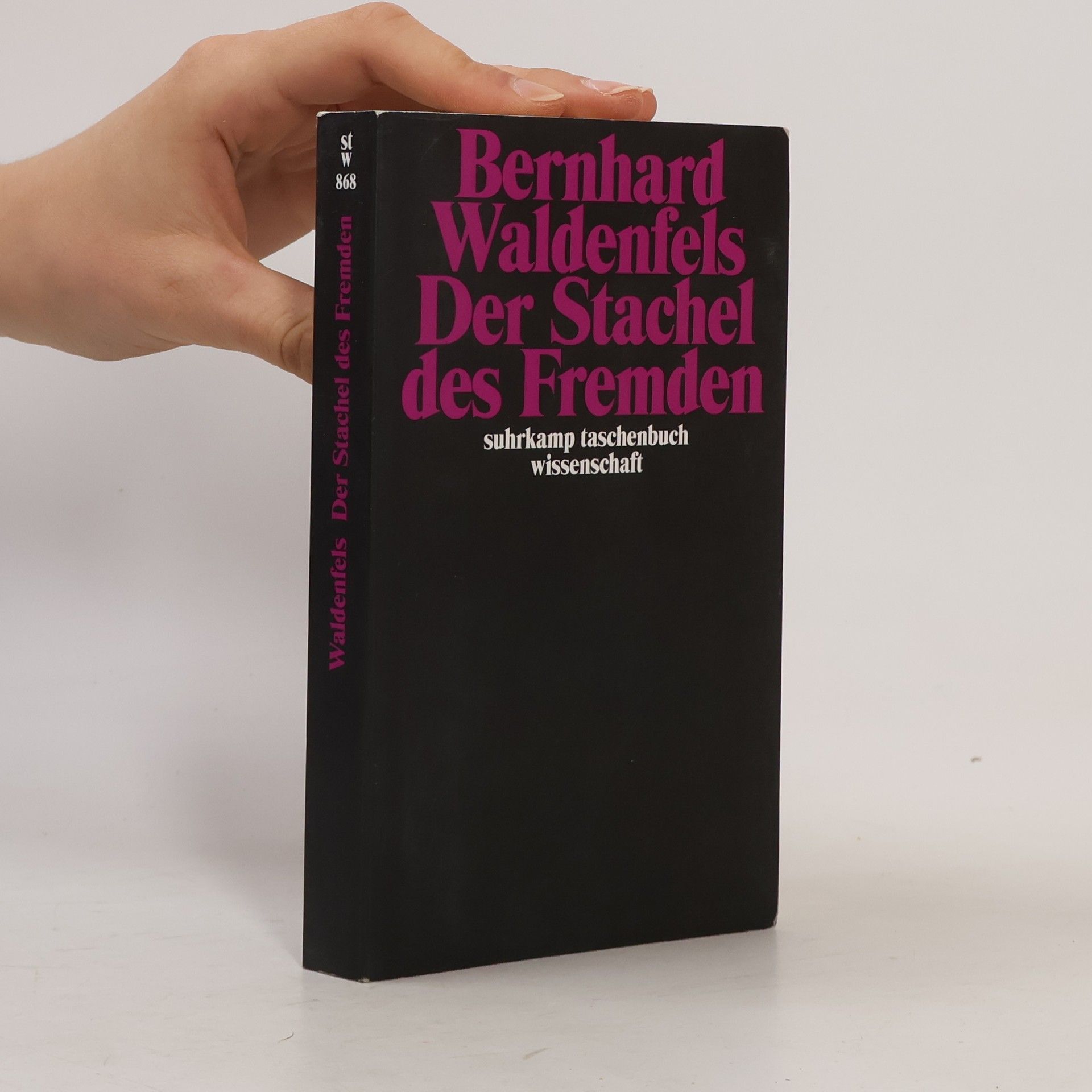 Bernhard Waldenfels Der Stachel des Fremden