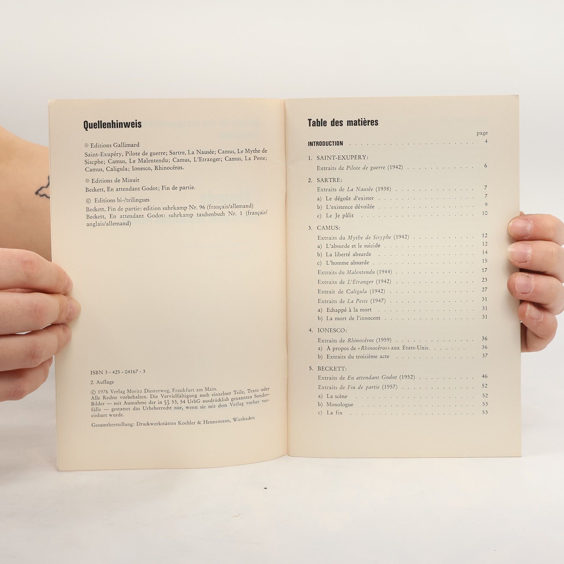Herbert Weyand L'absurde