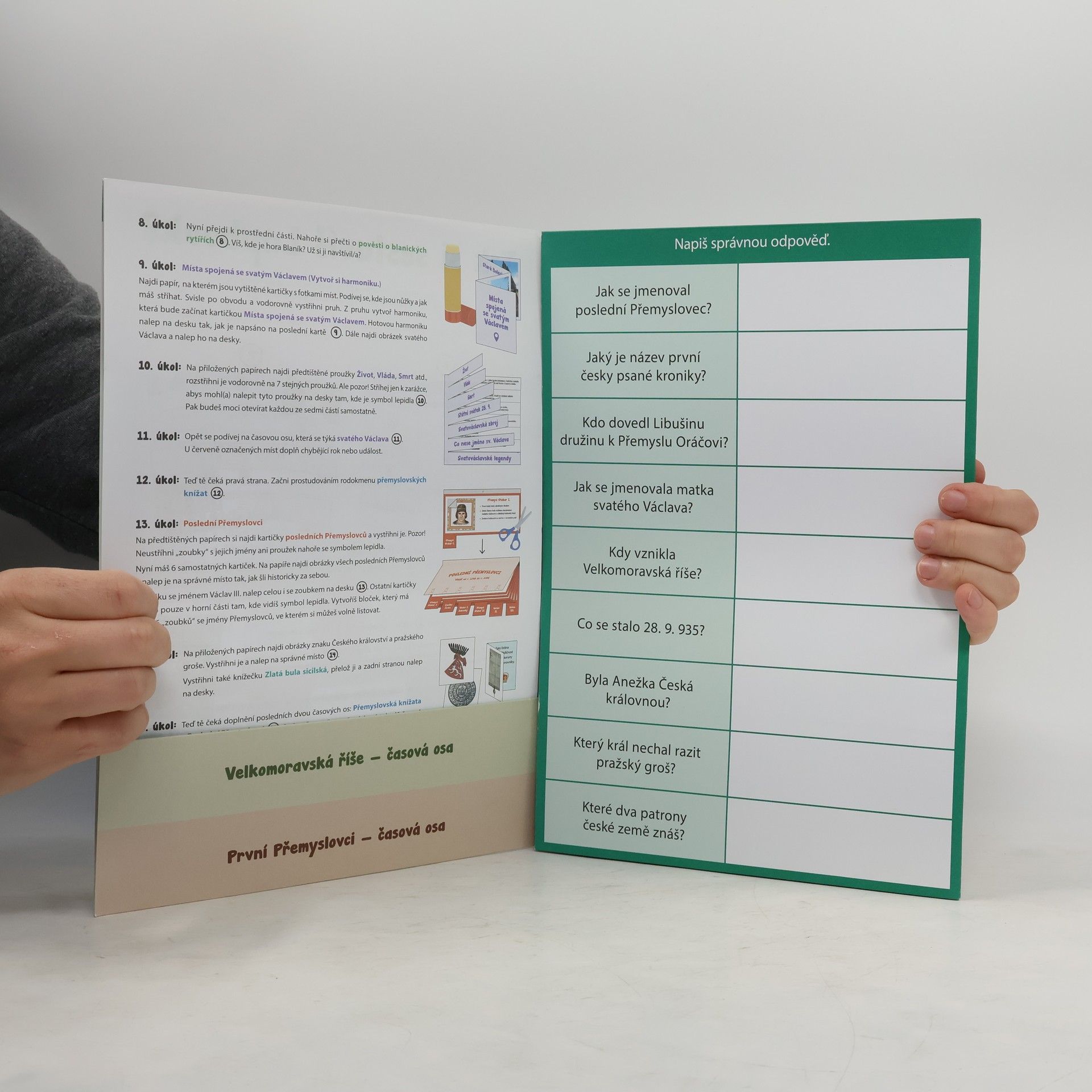Collectif d'auteurs Školní lapbook: Vlastivěda pro 4. ročník - Nejstarší české dějiny