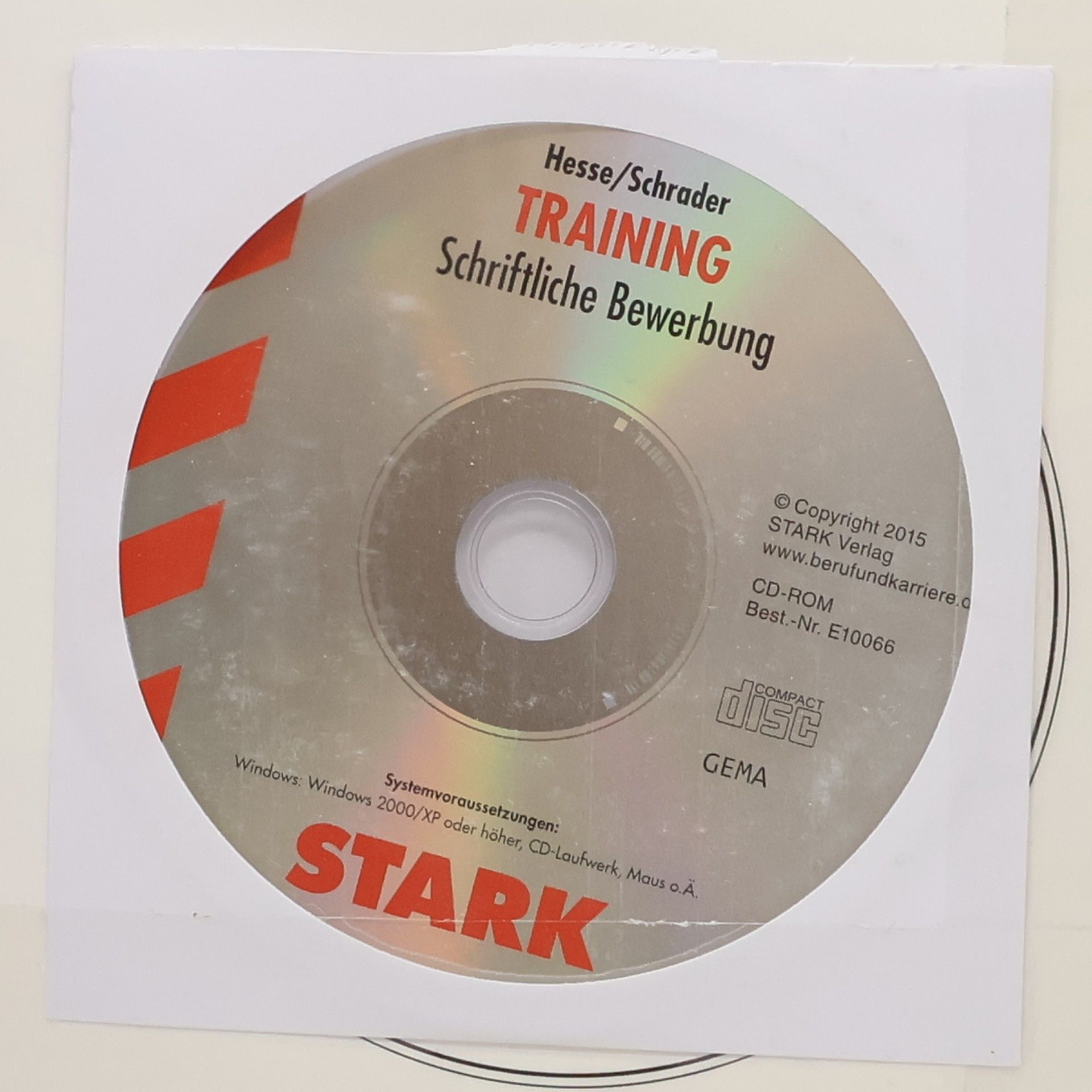 Jürgen Hesse Training schriftliche Bewerbung