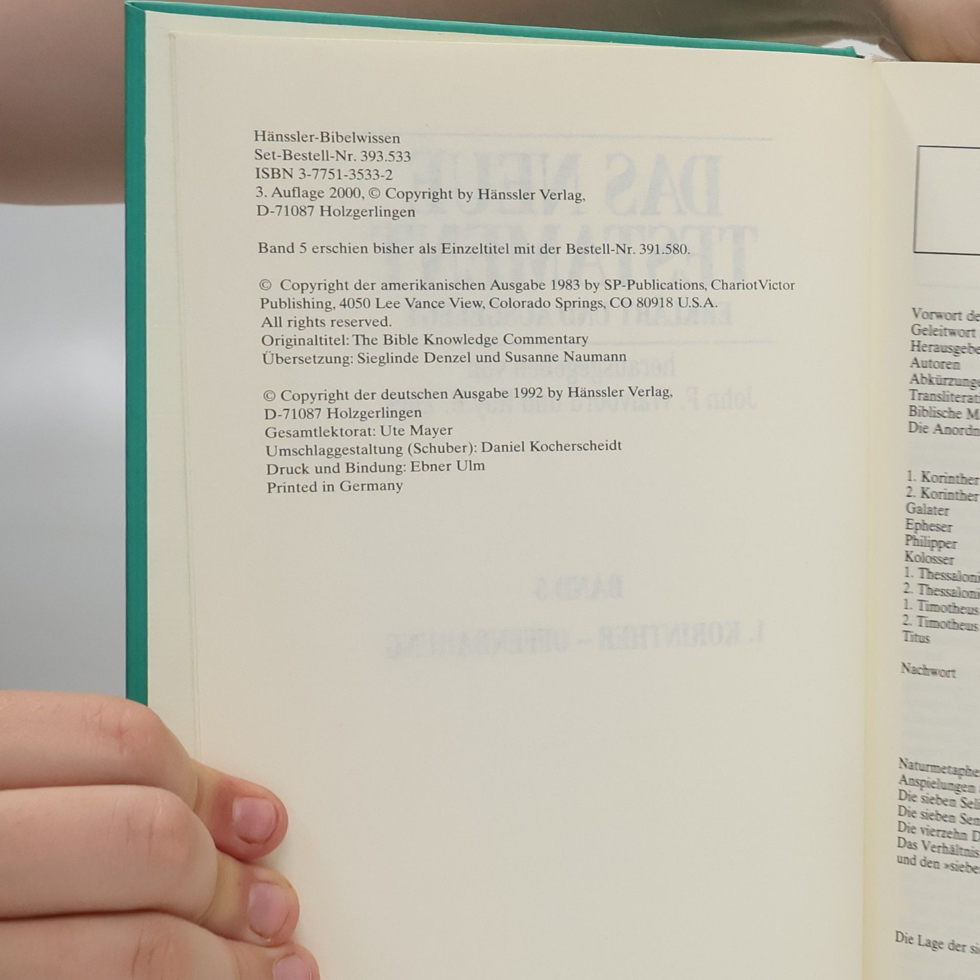 Autorenkollektiv Das Neue Testament. Band 5: 1. Korinther-Offenbarung