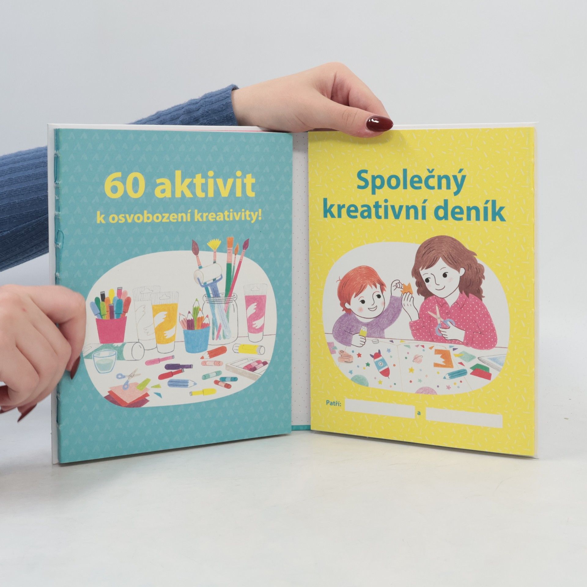 Virginie Loth Aktivity pro čtyři ruce: Sdílejte s dítětem společný kreativní deník