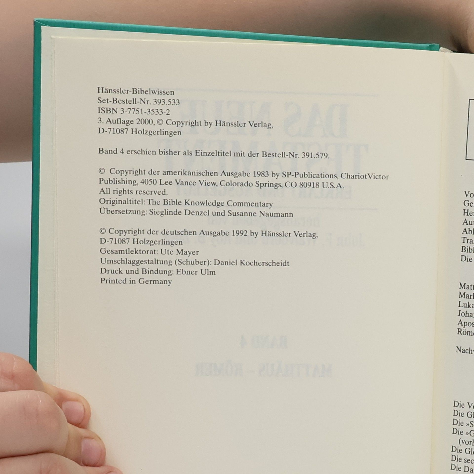 Autorenkollektiv Das Neue Testament erklärt und ausgelegt 4.
