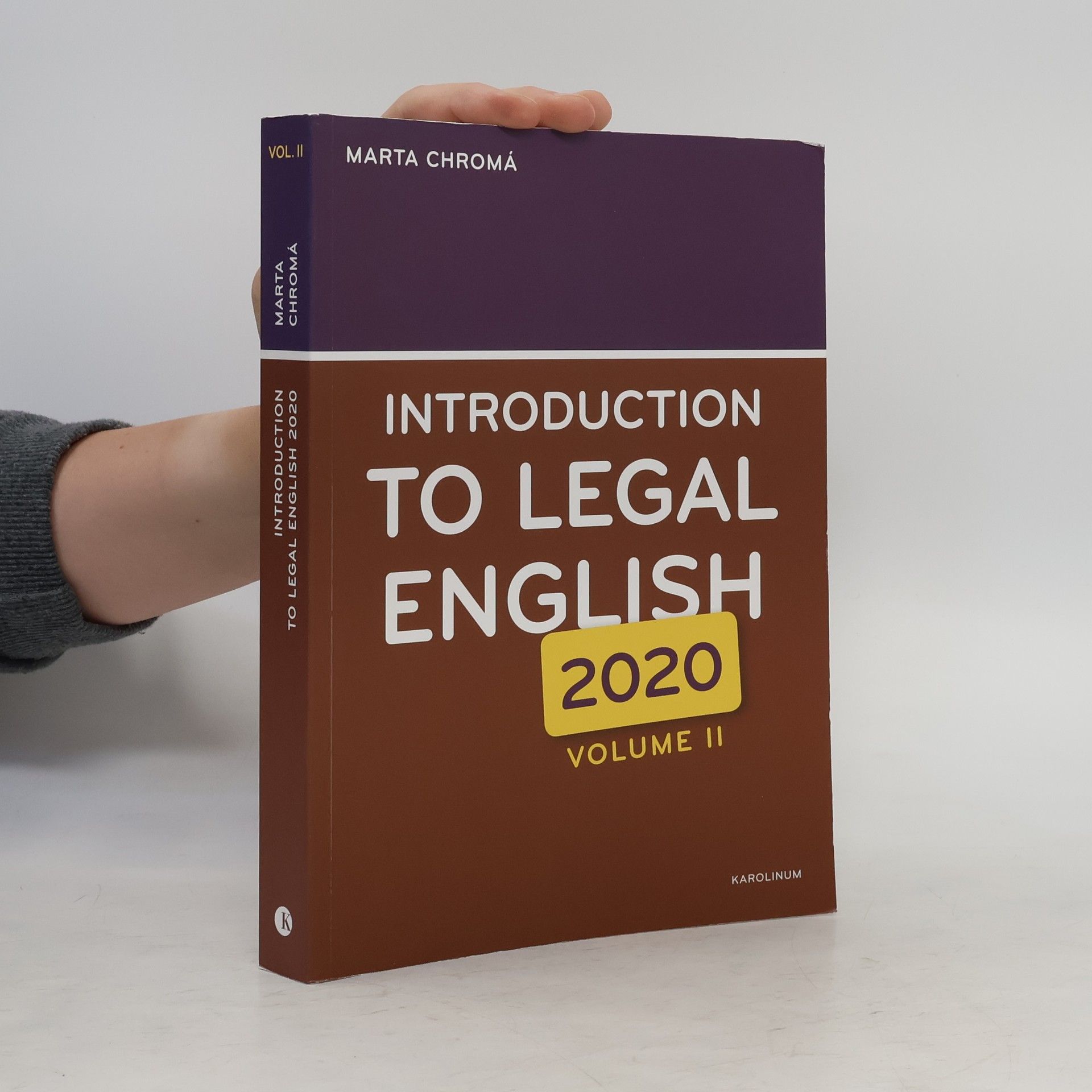 Marta Chromá Introduction to legal English : 2020. Volume II