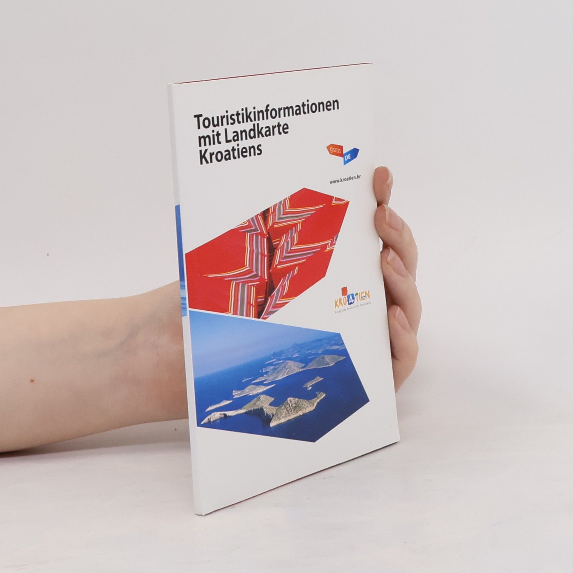 Kolektiv autorů Touristikinformationen mit Landkarte Kroatiens