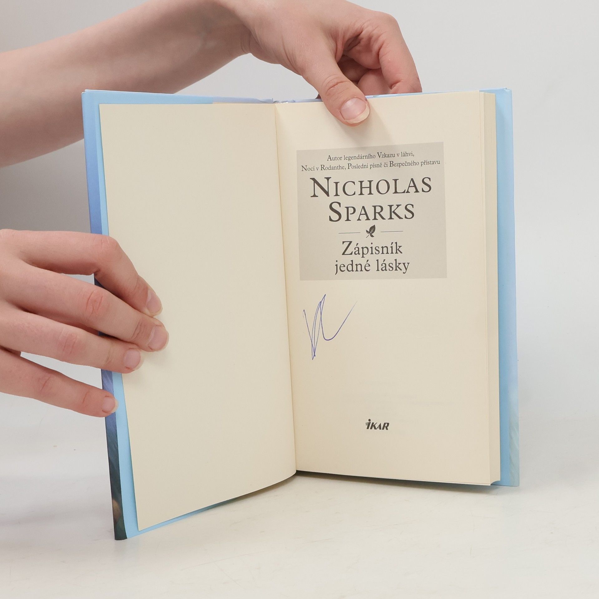 Nicholas Sparks Zápisník jedné lásky
