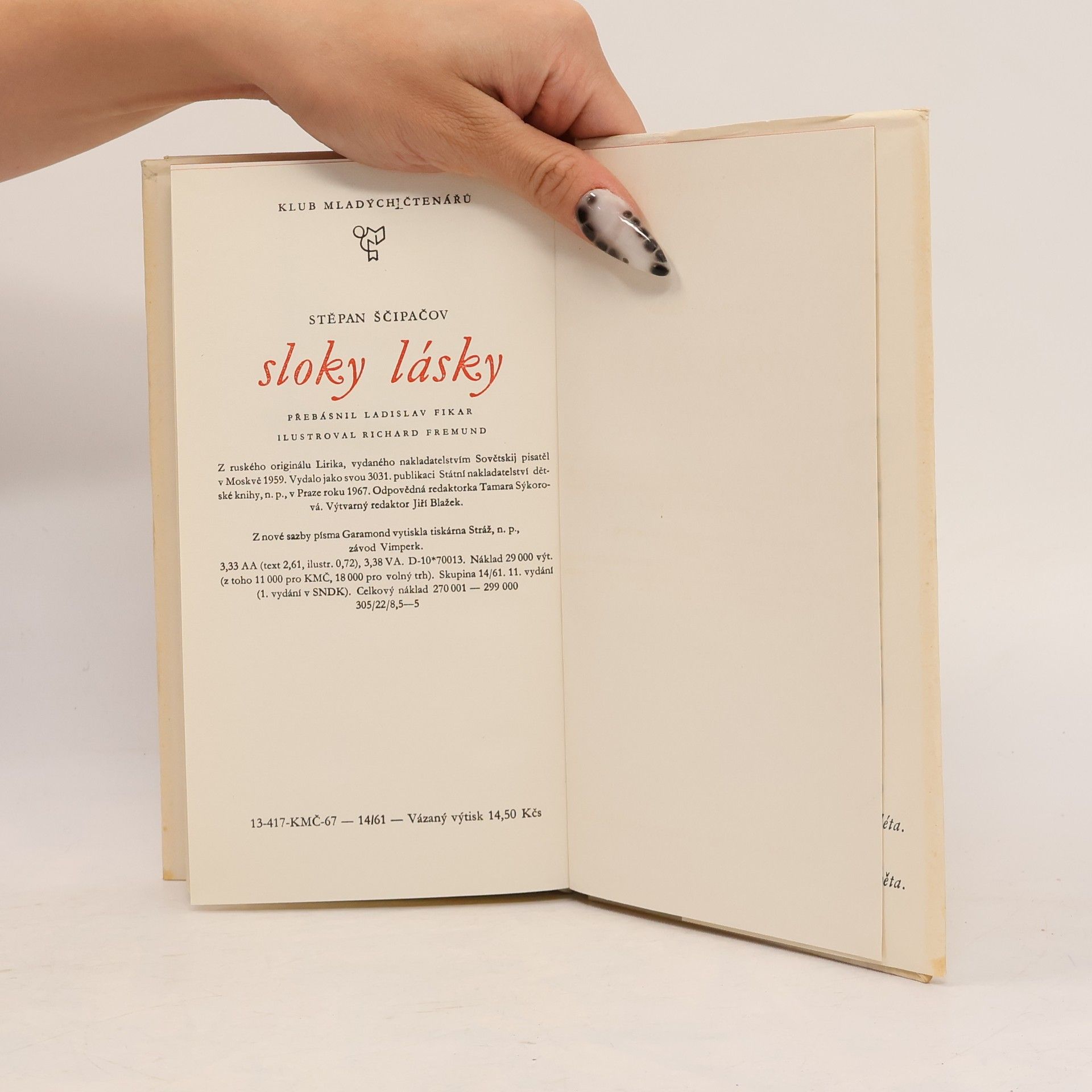 Stěpan Ščipačov Sloky lásky
