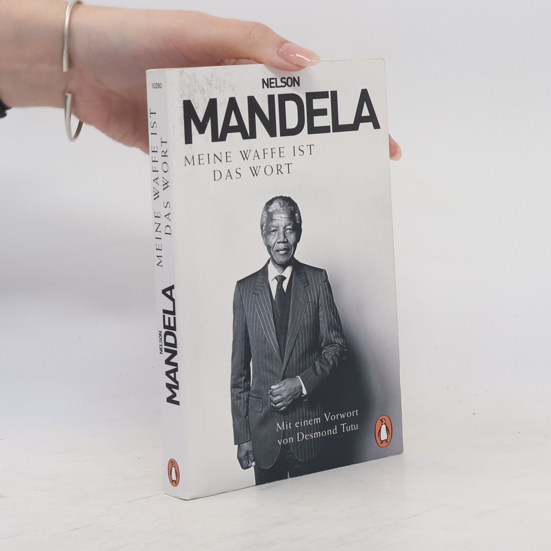 Nelson Mandela Meine Waffe ist das Wort