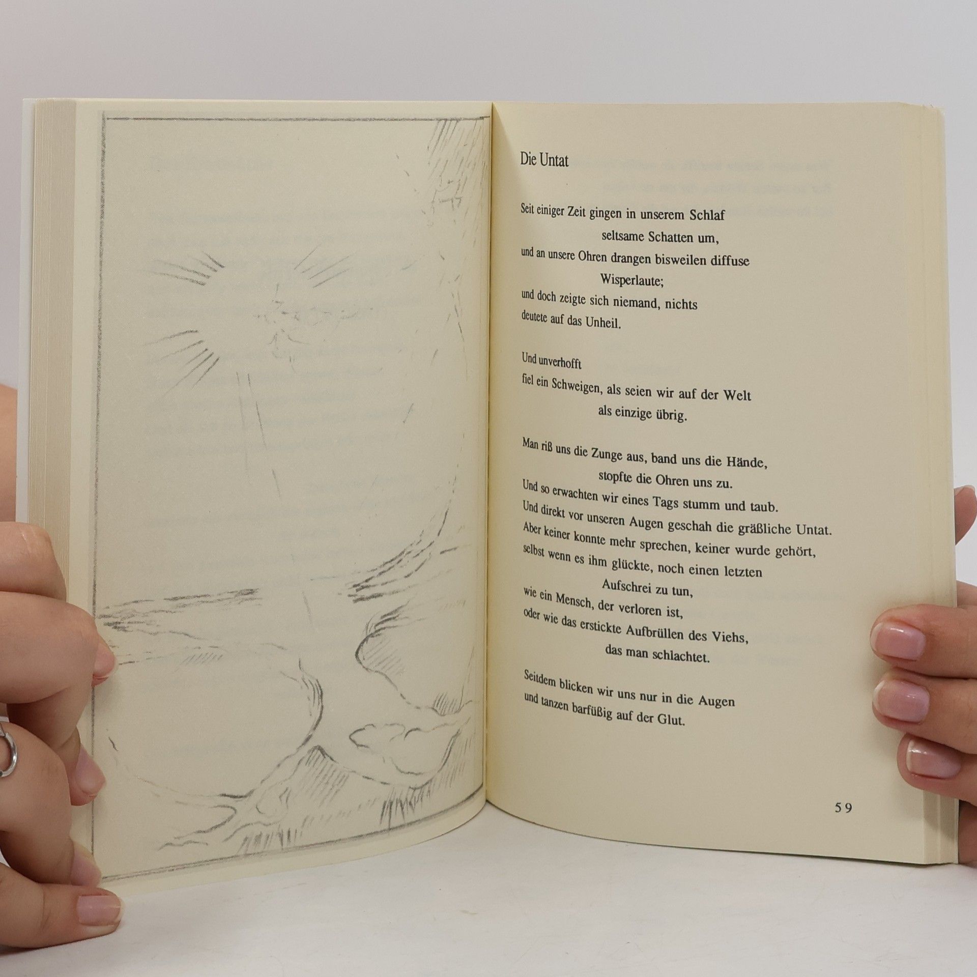 Kostas Sterjopulos Poesie: Hier, wo das Licht mit der Schwerkraft ringt