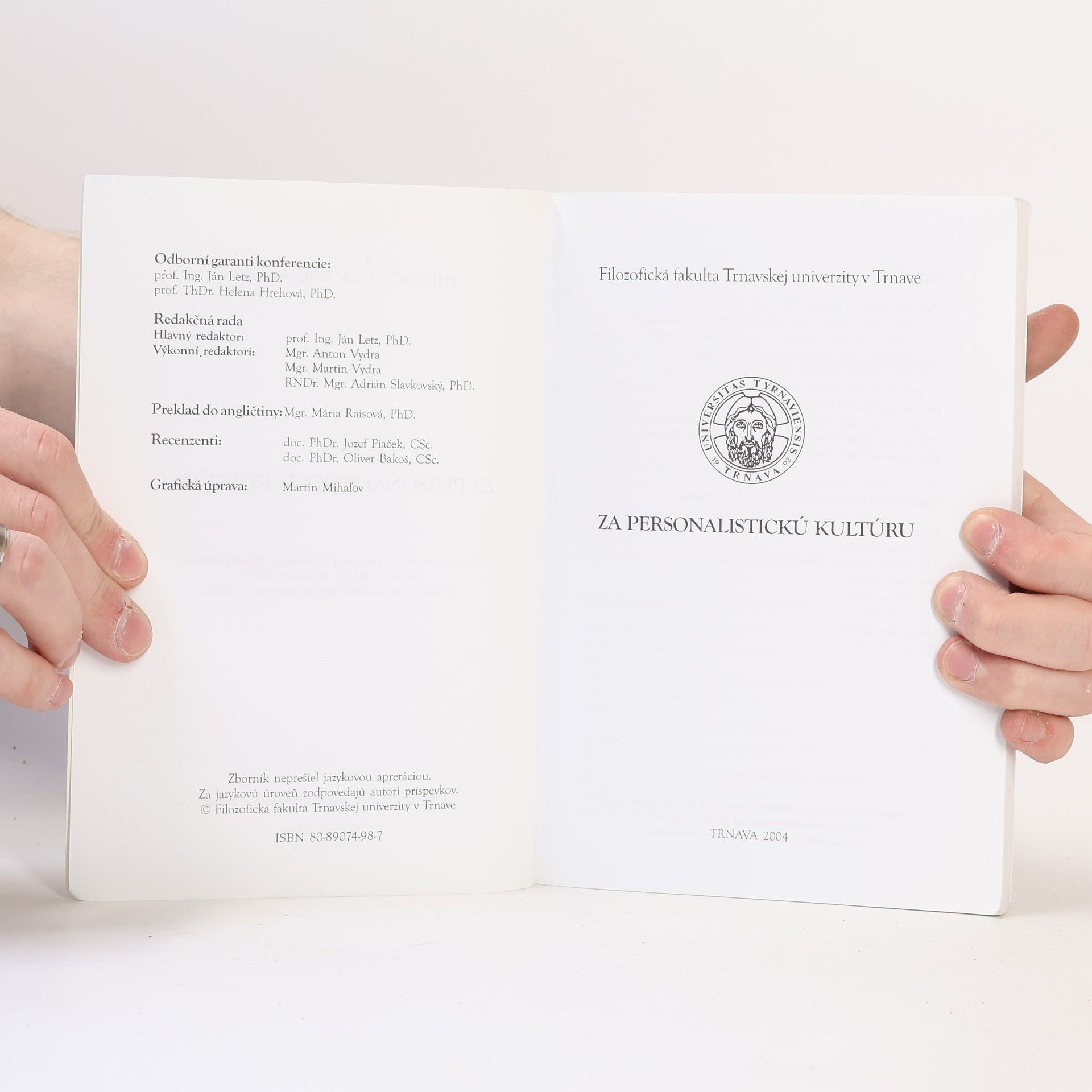 Kolektiv autorů Za Personalistickú Kultúru 9