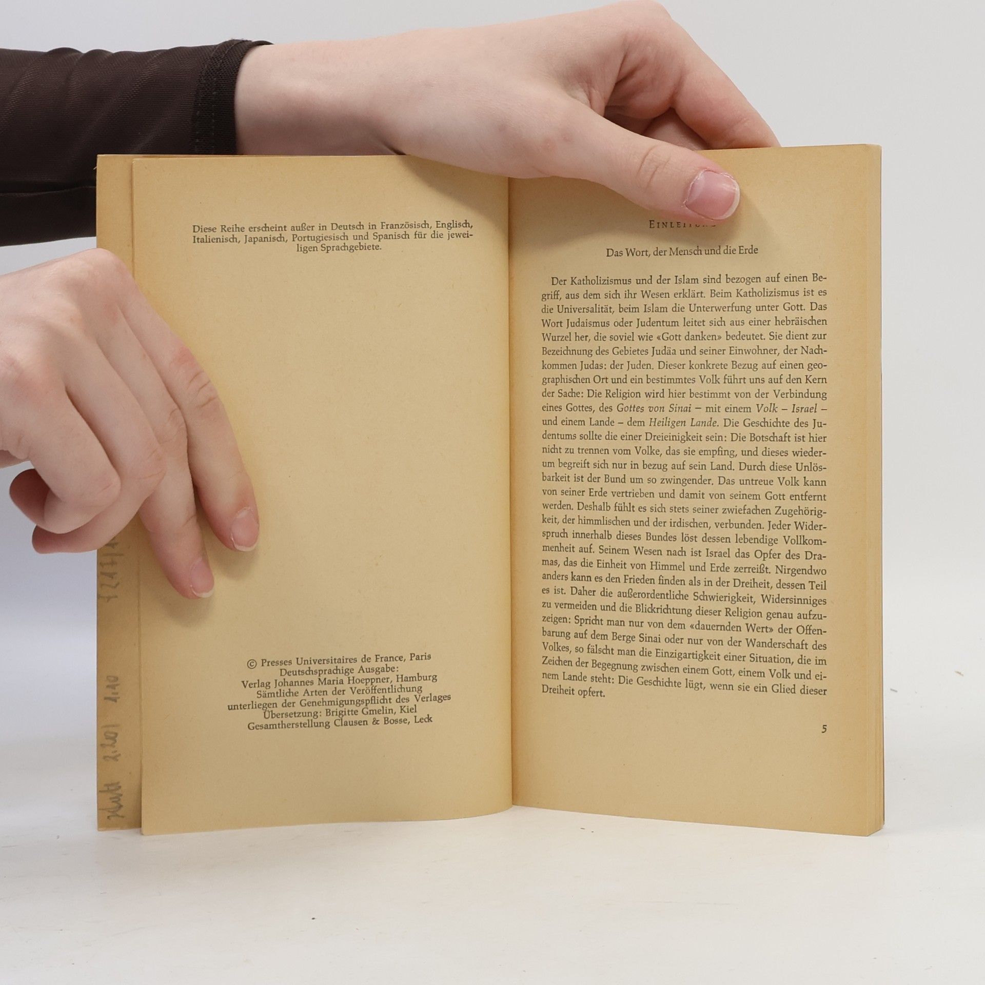 A. Chouraqui Die Geschichte des Judentums