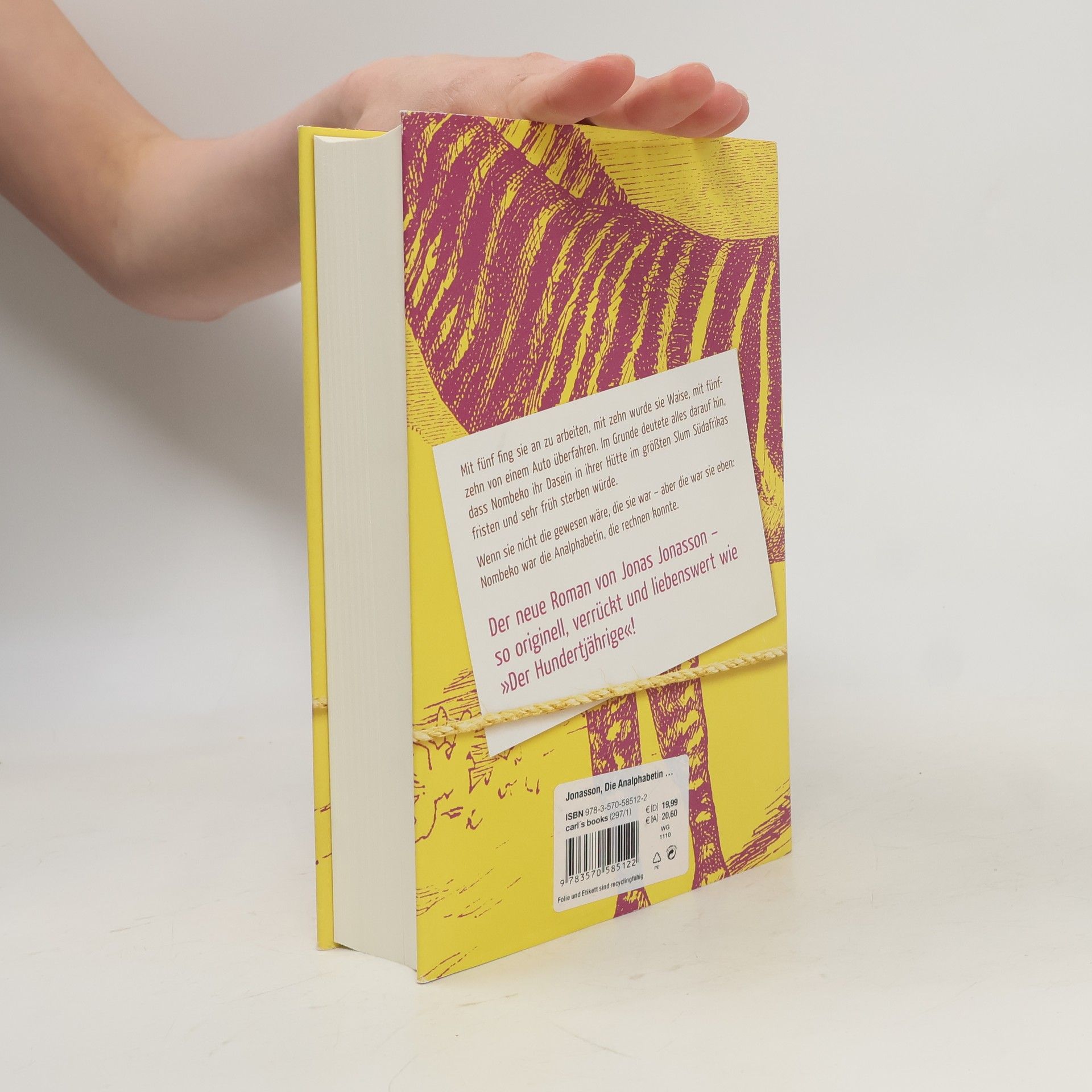 Jonas Jonasson Die Analphabetin, die rechnen konnte