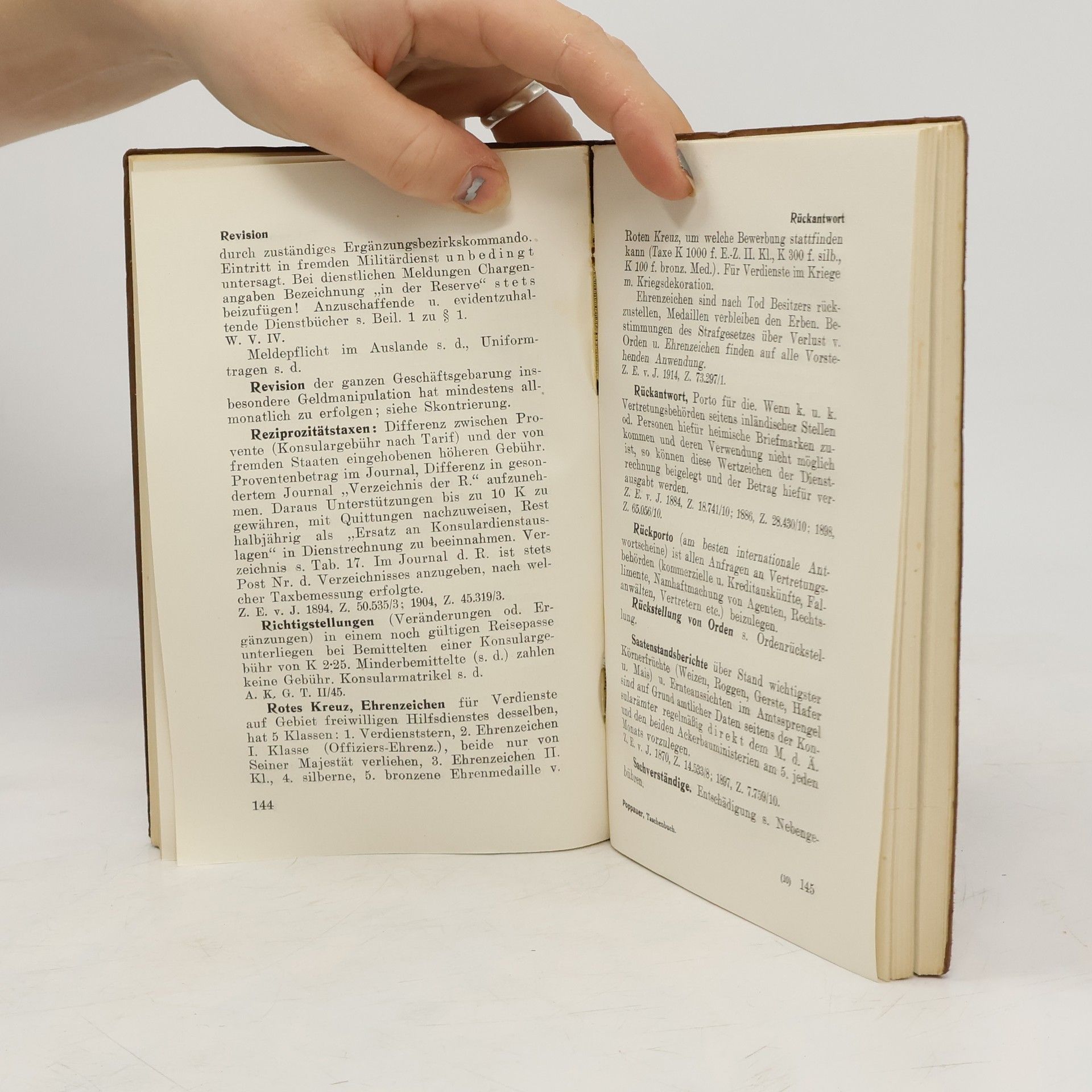 Autores varios Taschenbuch der österreichisch-ungarischen auswärtigen Dienstes