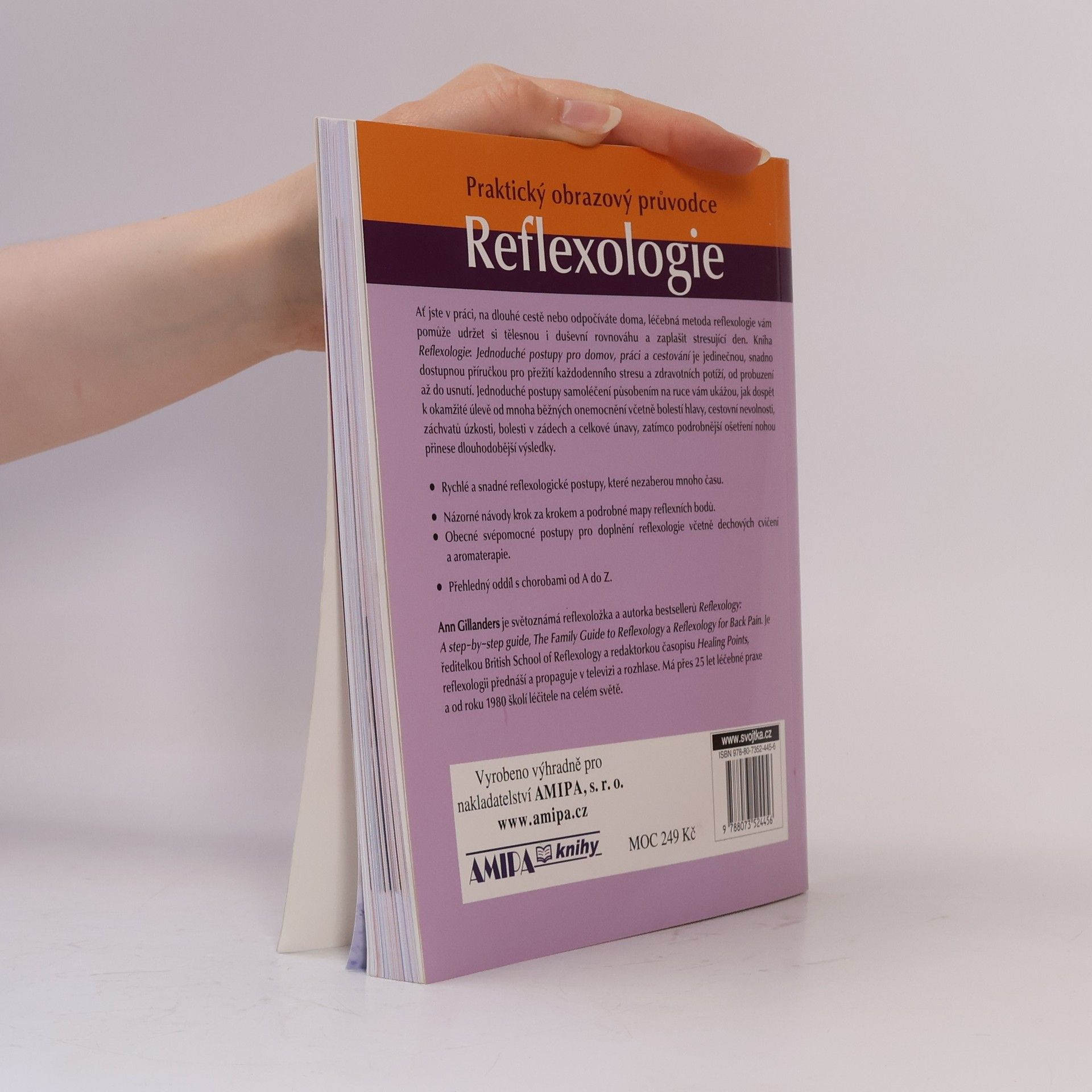 Ann Gillanders Reflexologie. Praktický obrazový průvodce