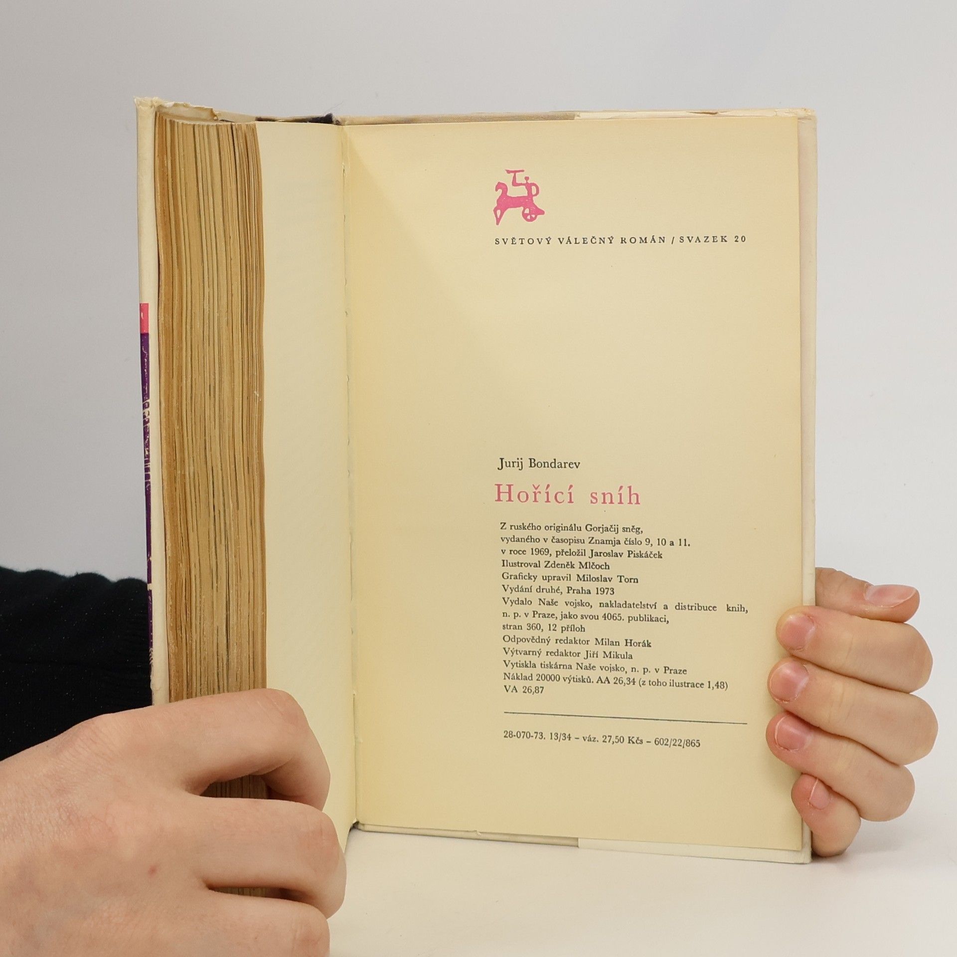 Jurij Vasiljevič Bondarev Hořící sníh
