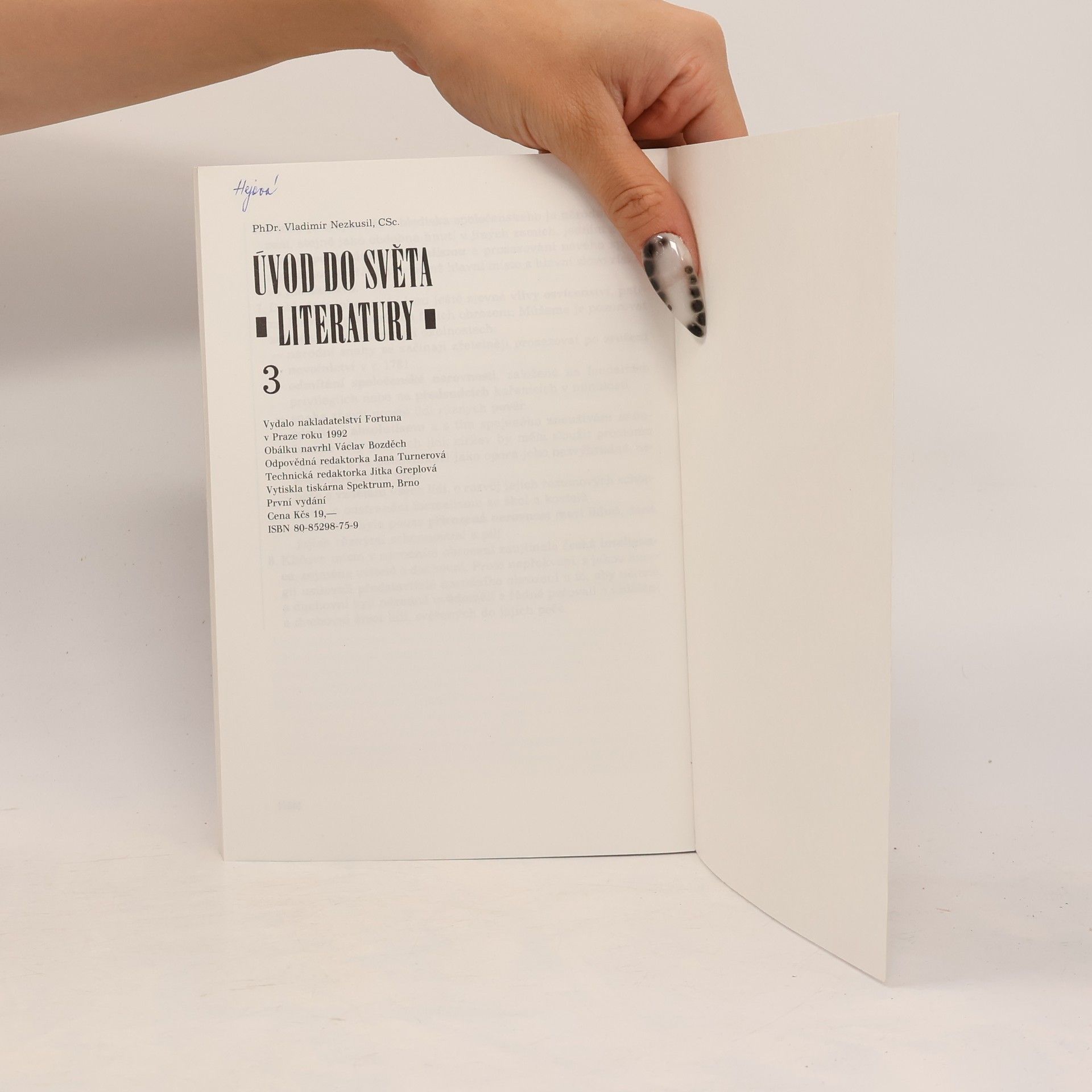 Collectif d'auteurs Úvod do světa literatury 3