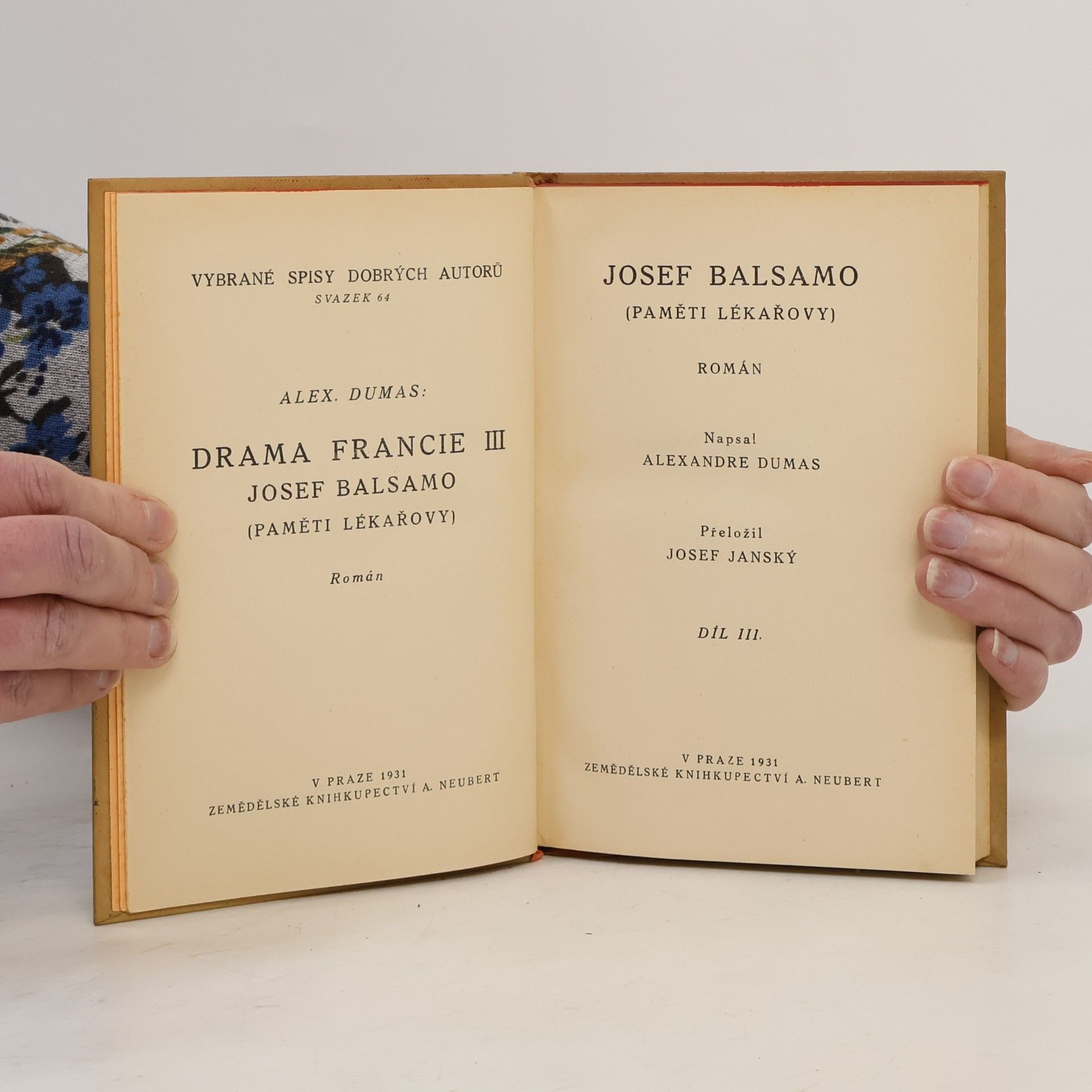 Alexandre Dumas der Ältere Josef Balsamo III.