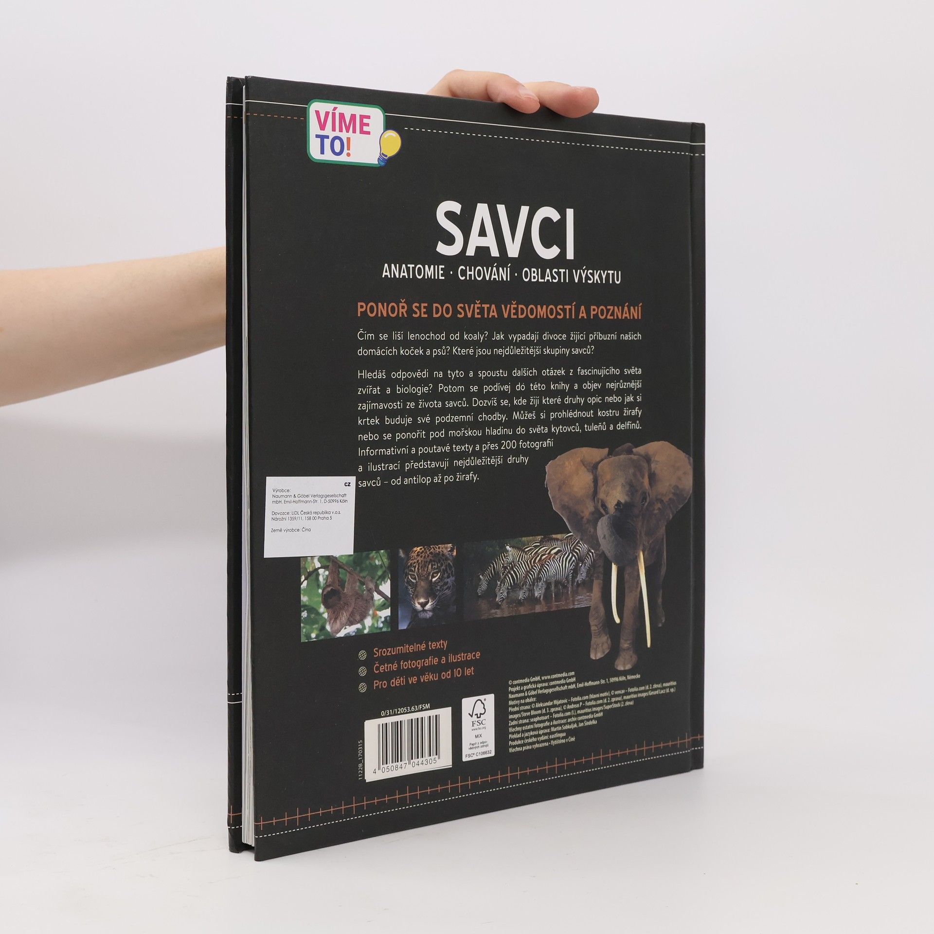 Kolektiv autorů Savci. Anatomie, chování, oblasti výskytu