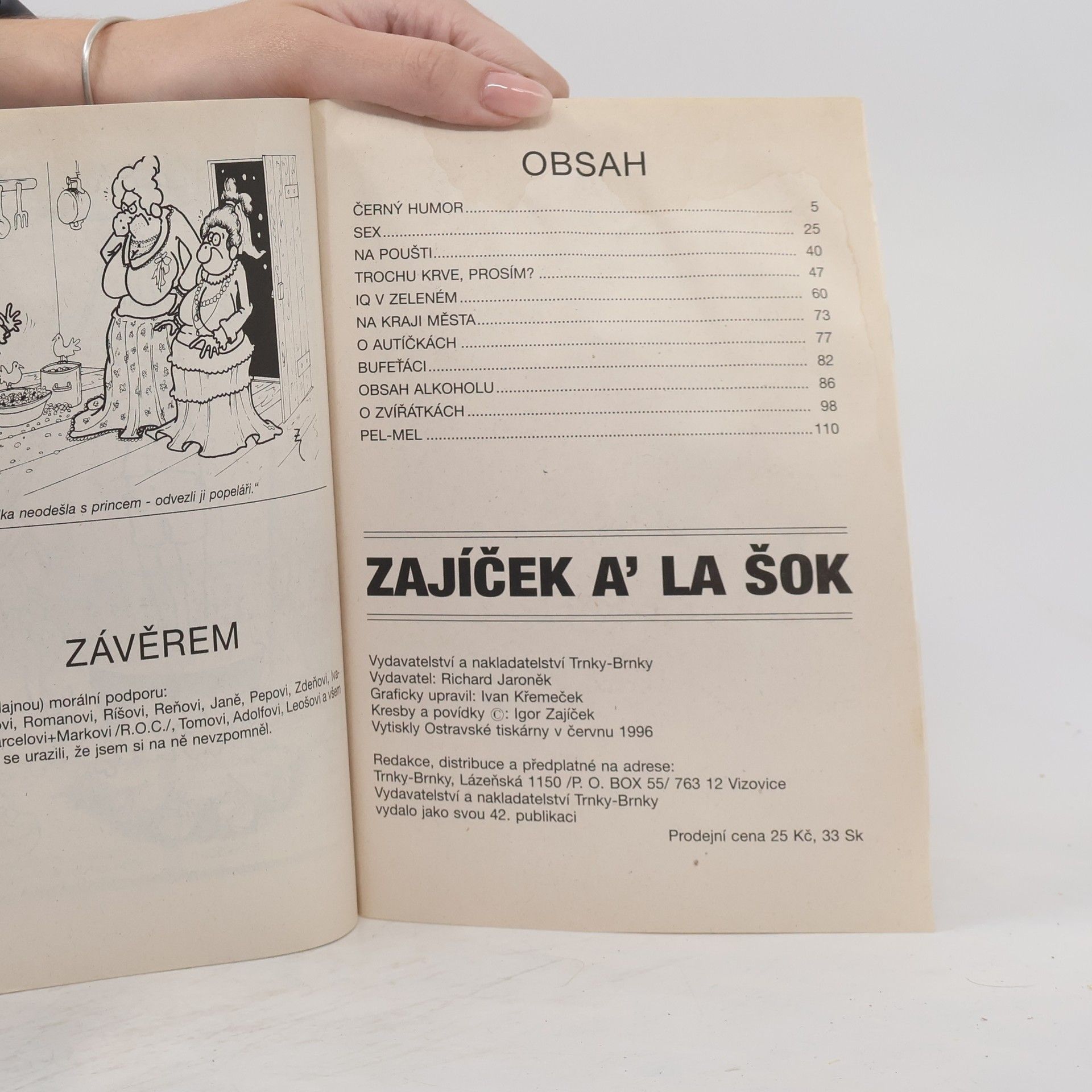 Igor Zajíček Zajíček á la šok