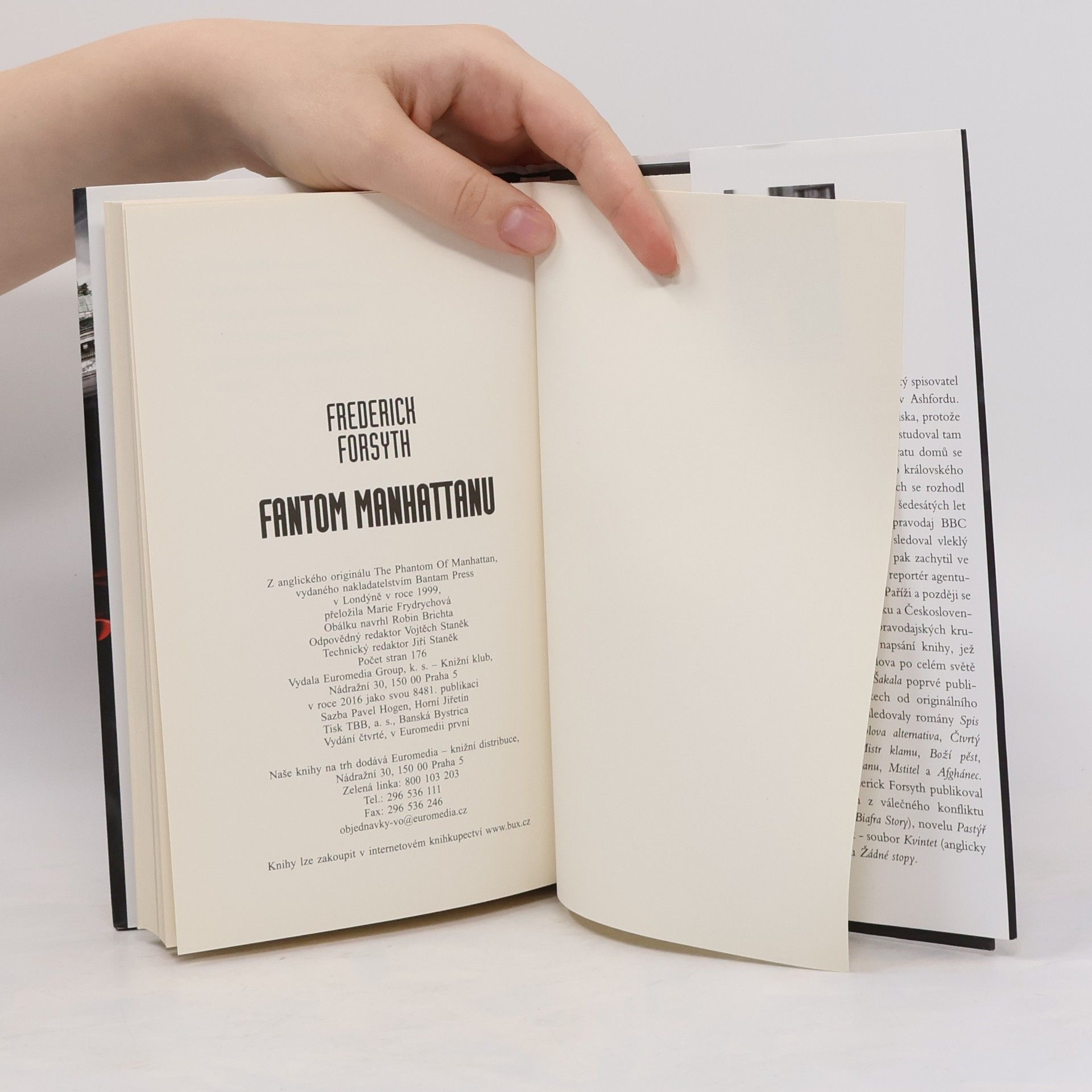 Frederick Forsyth Fantom Manhattanu