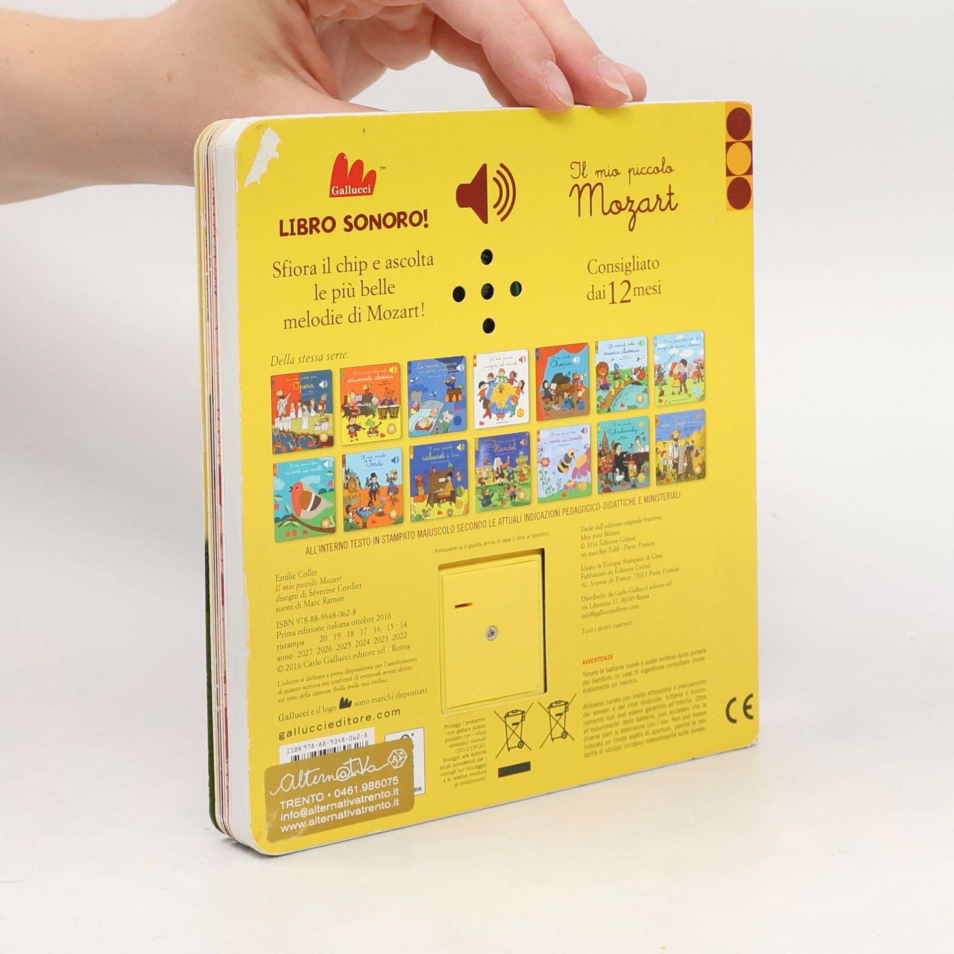 Emilie Collet Il mio piccolo Mozart. Libro sonoro