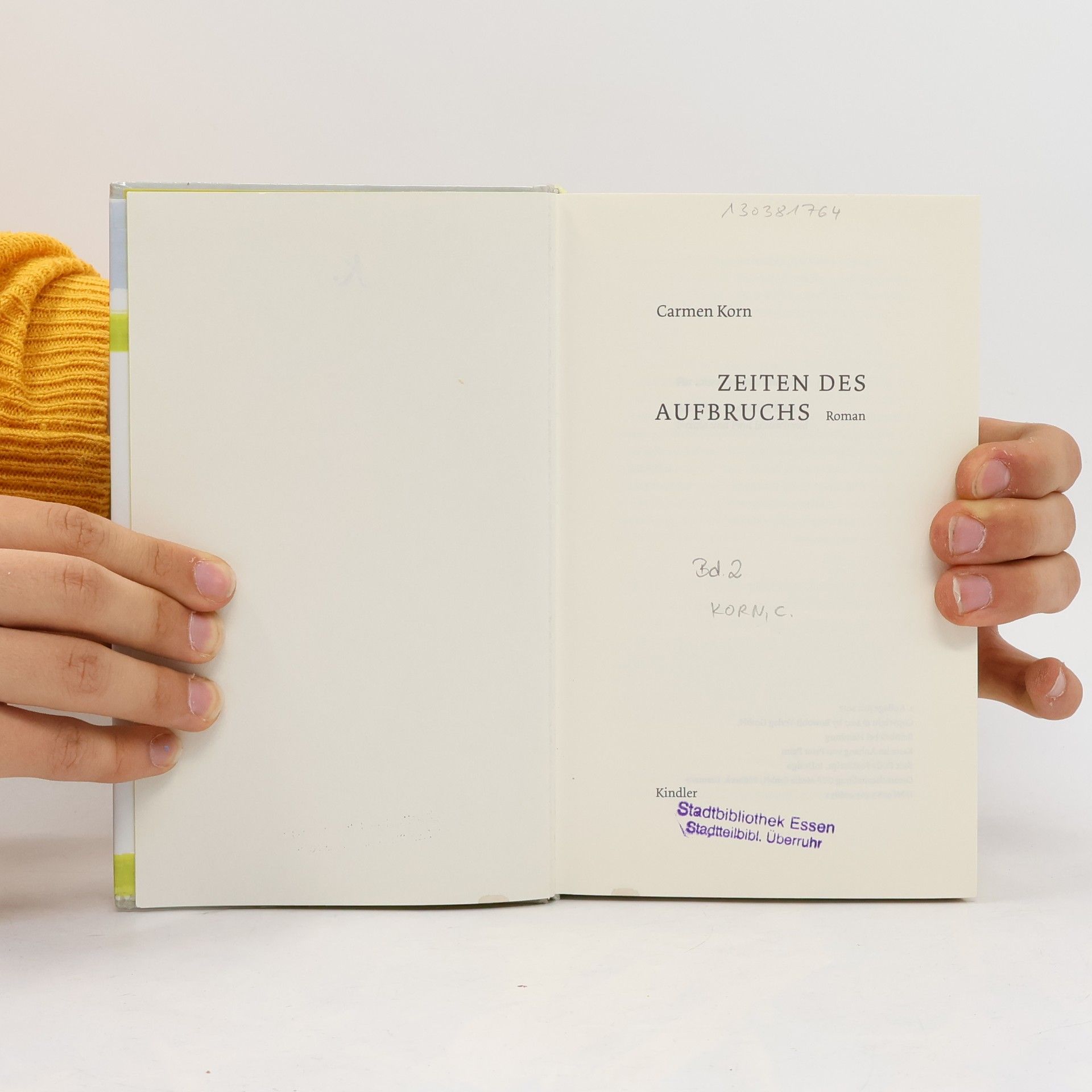 Carmen Korn Zeiten des Aufbruchs