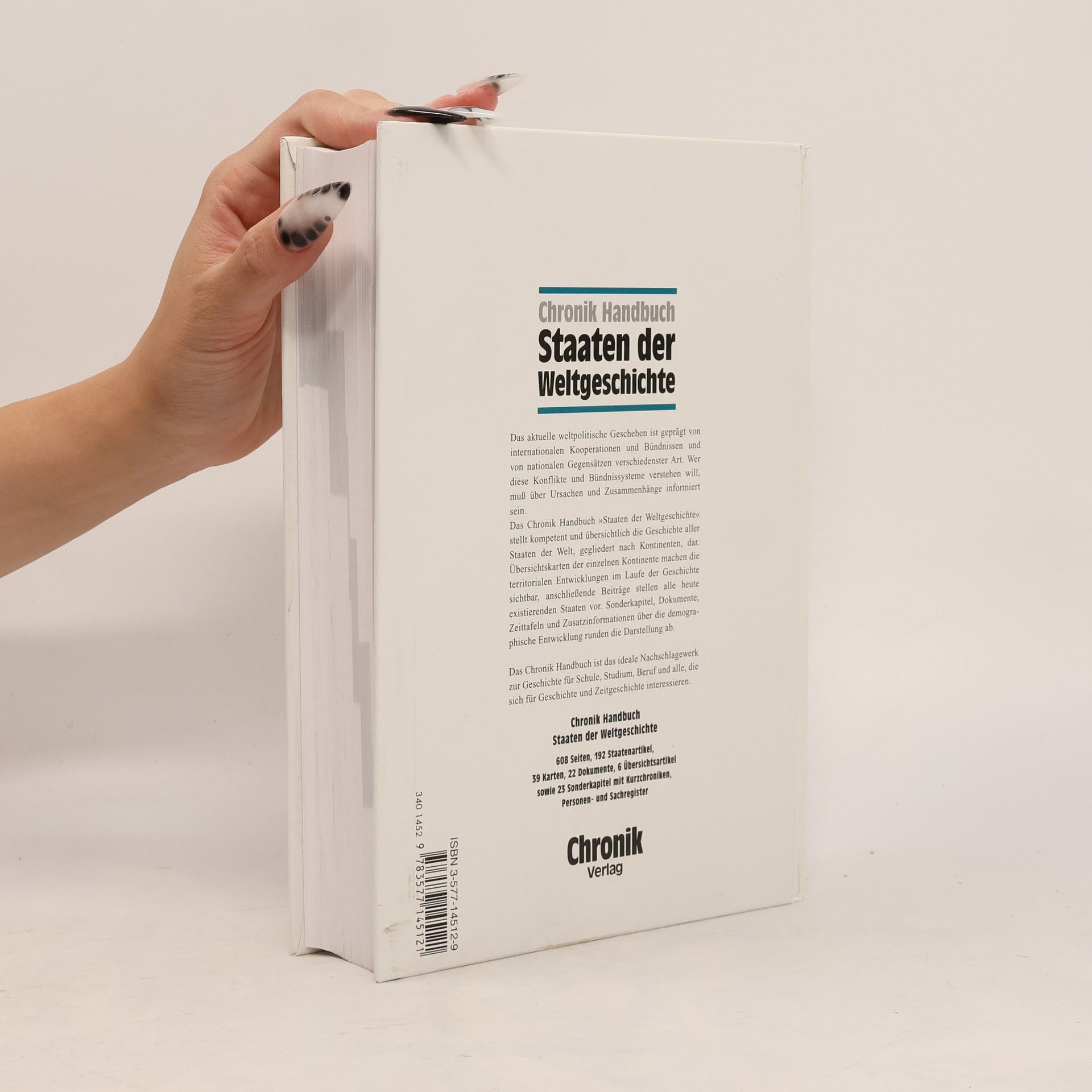 Brigitte Esser Chronik-Handbuch Staaten der Weltgeschichte