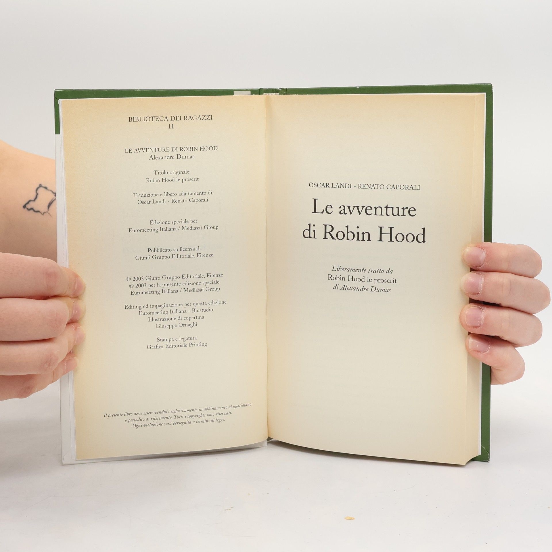 Renato Caporali Biblioteca dei Ragazzi - 11: Le avventure di Robin Hood