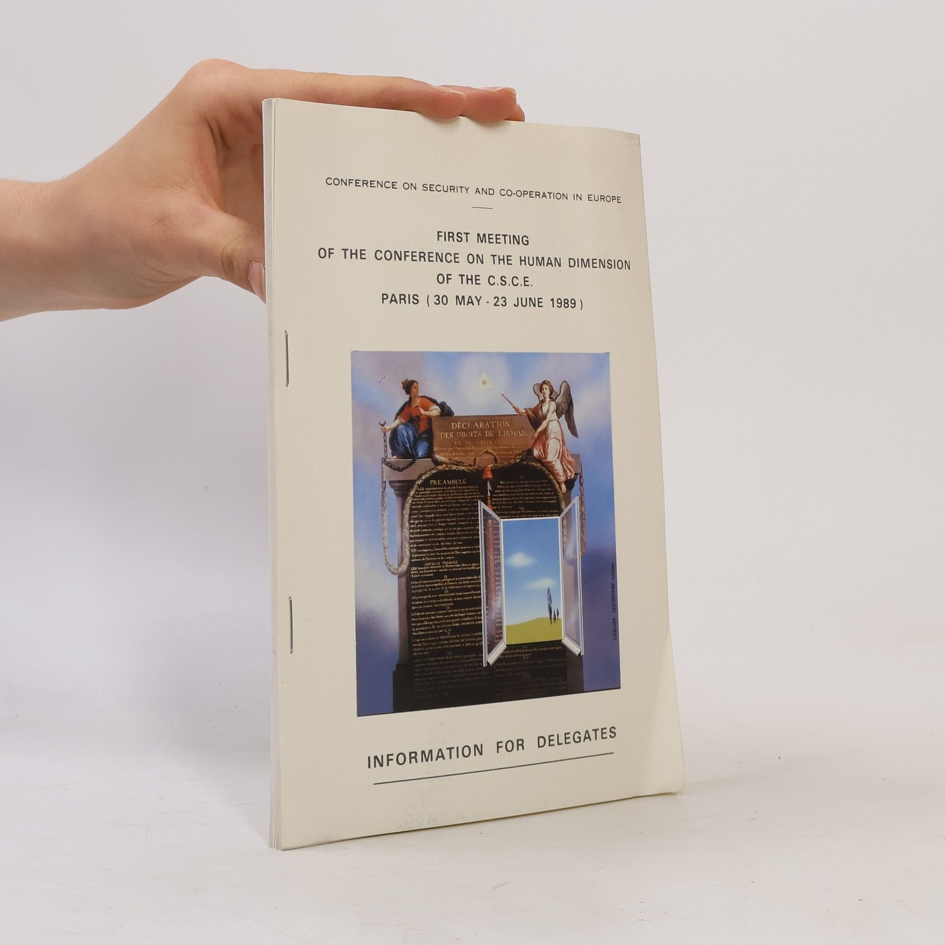 Autores varios First Meeting Of The Conference On The Human Dimension Of The C.S.C.E.