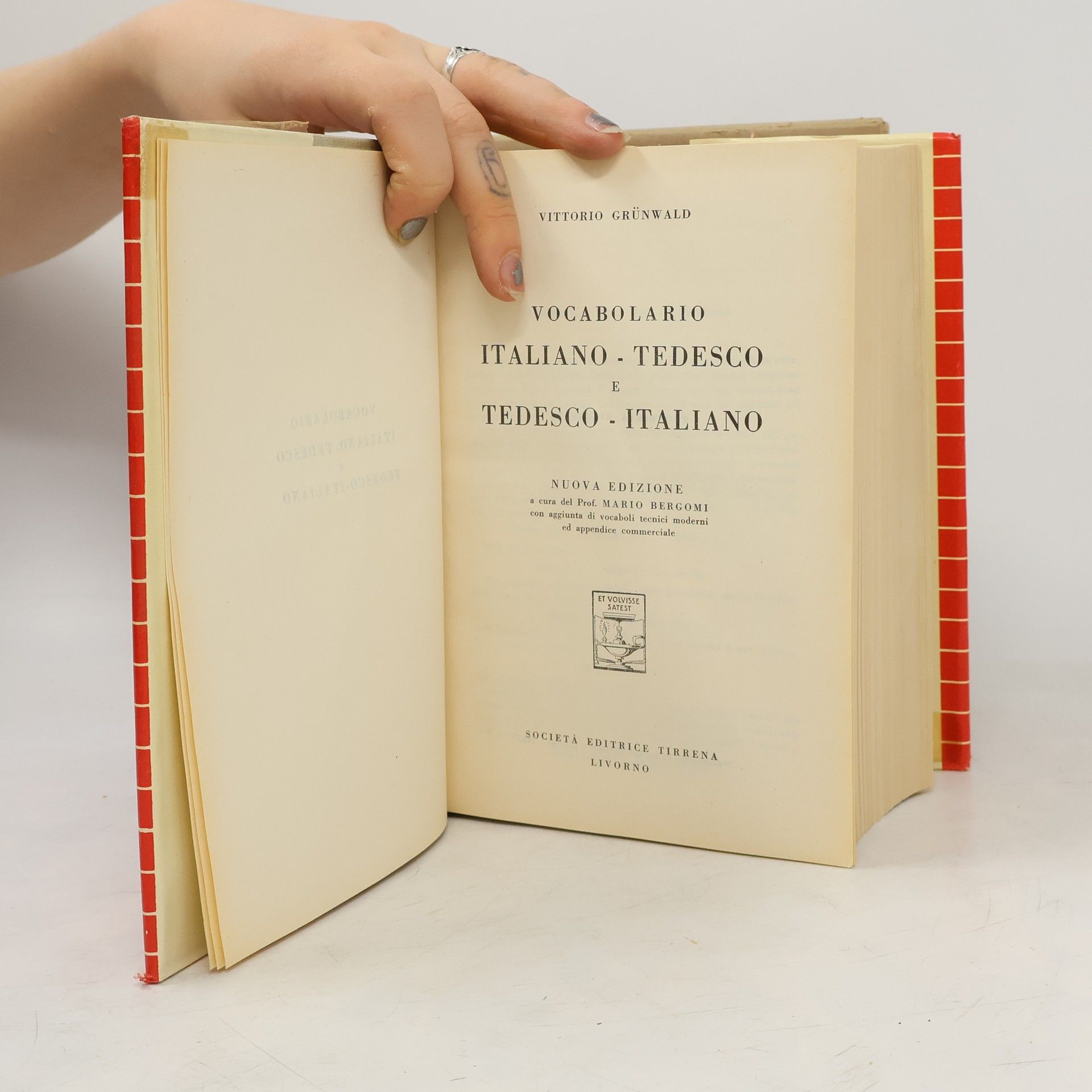 Vittorio Grünwald Vocabolario Italiano-Tedesco e Tedesco-Italiano