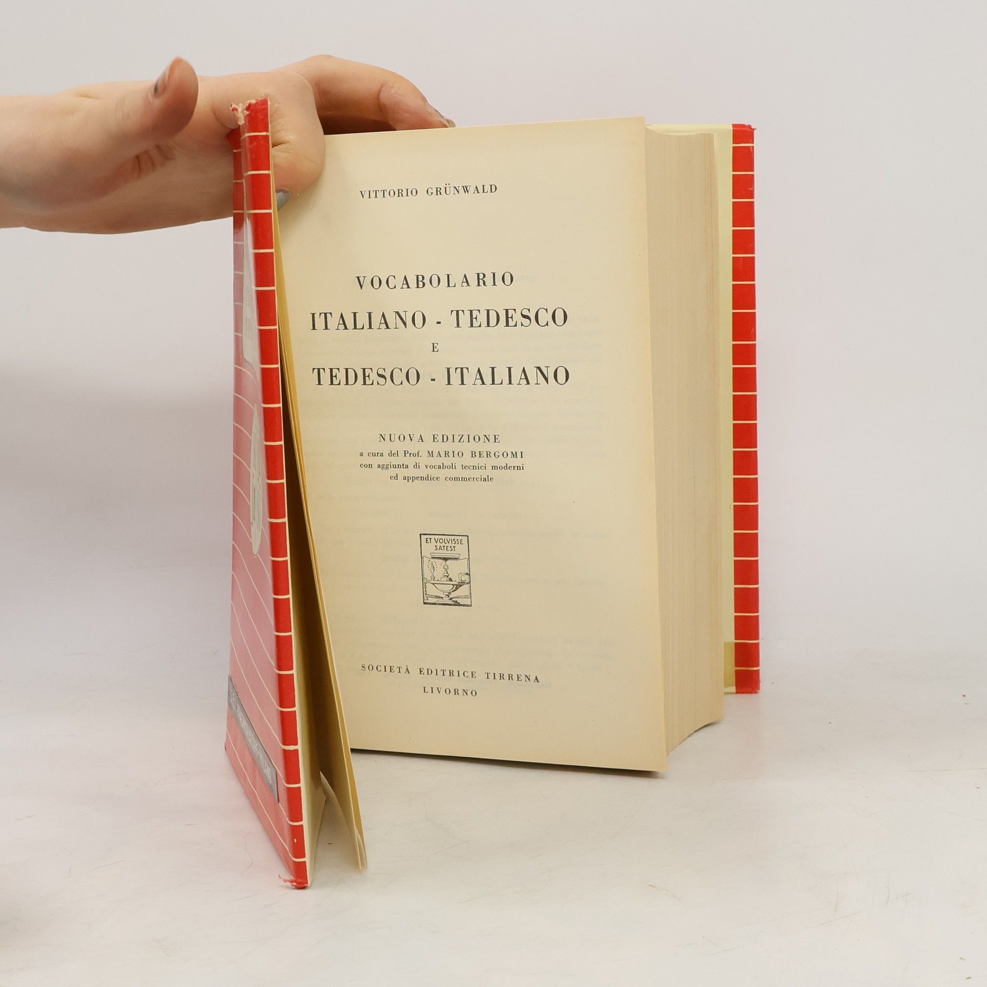 Vittorio Grünwald Vocabolario Italiano-Tedesco e Tedesco-Italiano