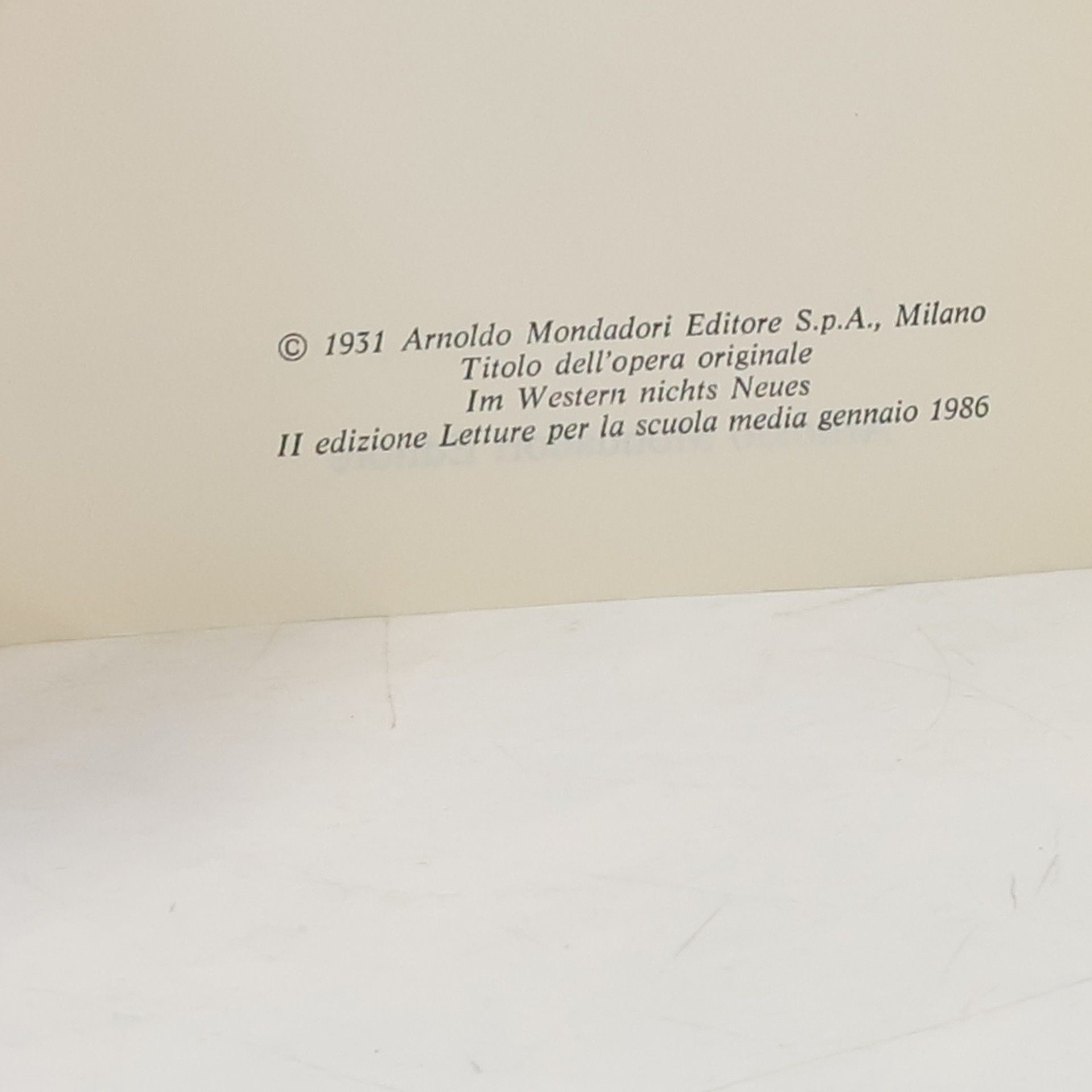 Erich Maria Remarque Niente di nuovo sul fronte occidentale