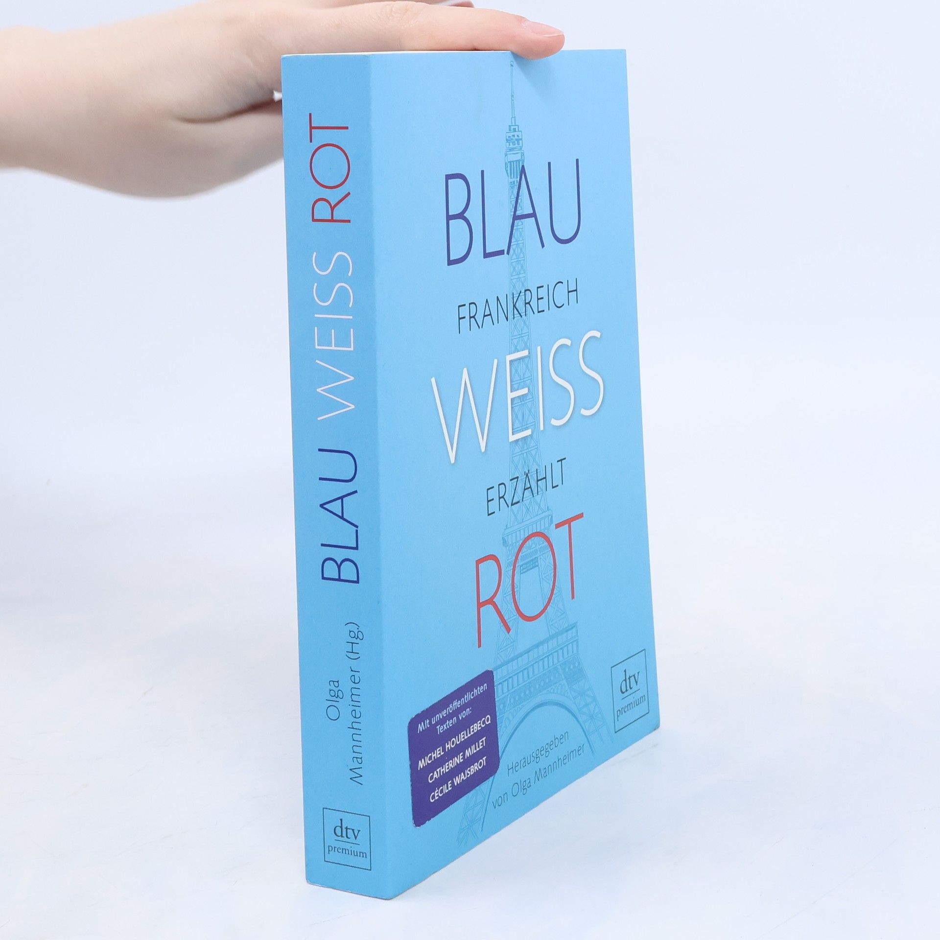 Olga Mannheimer Blau, weiß, rot
