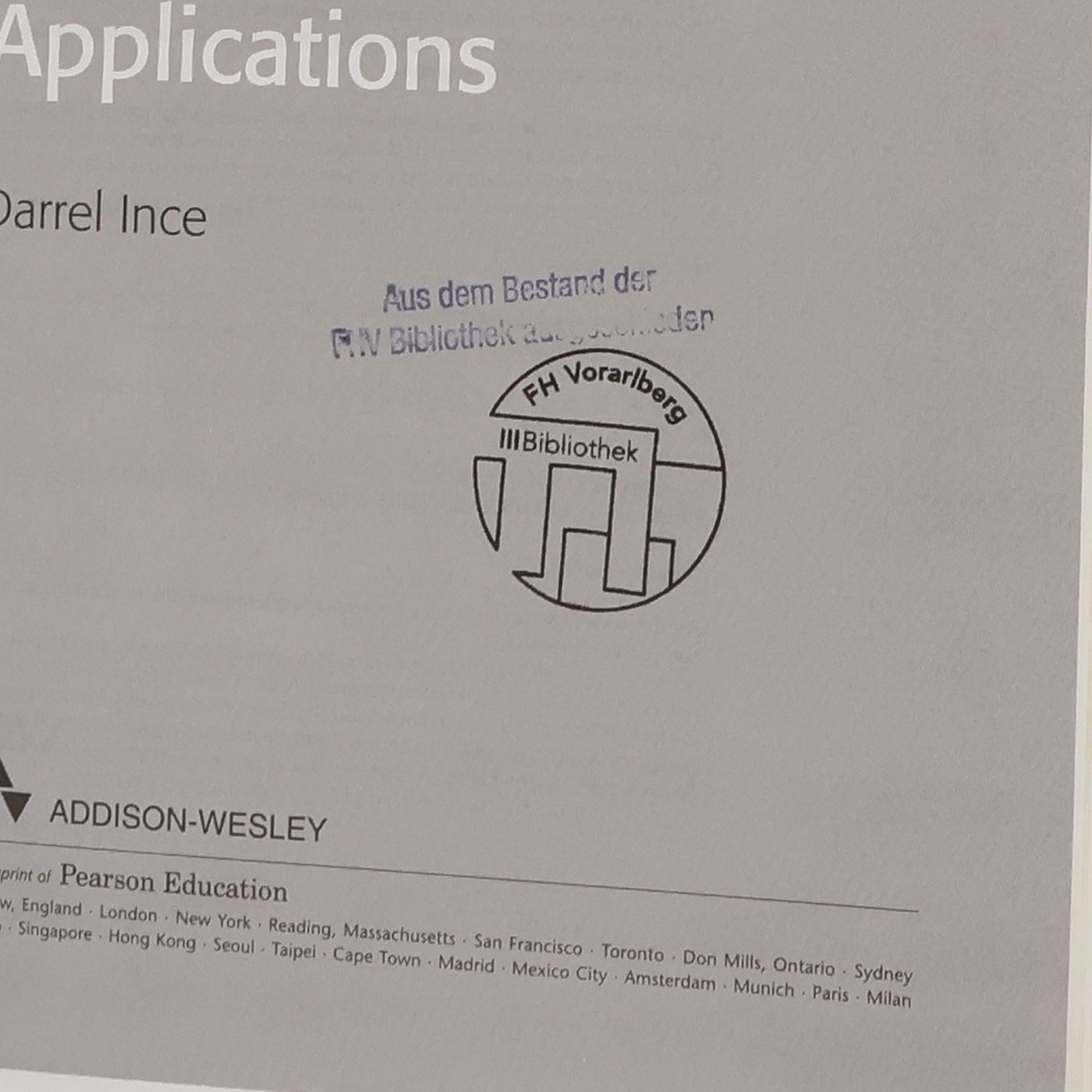 Darrel Ince Developing Distributed and E-Commerce Applications