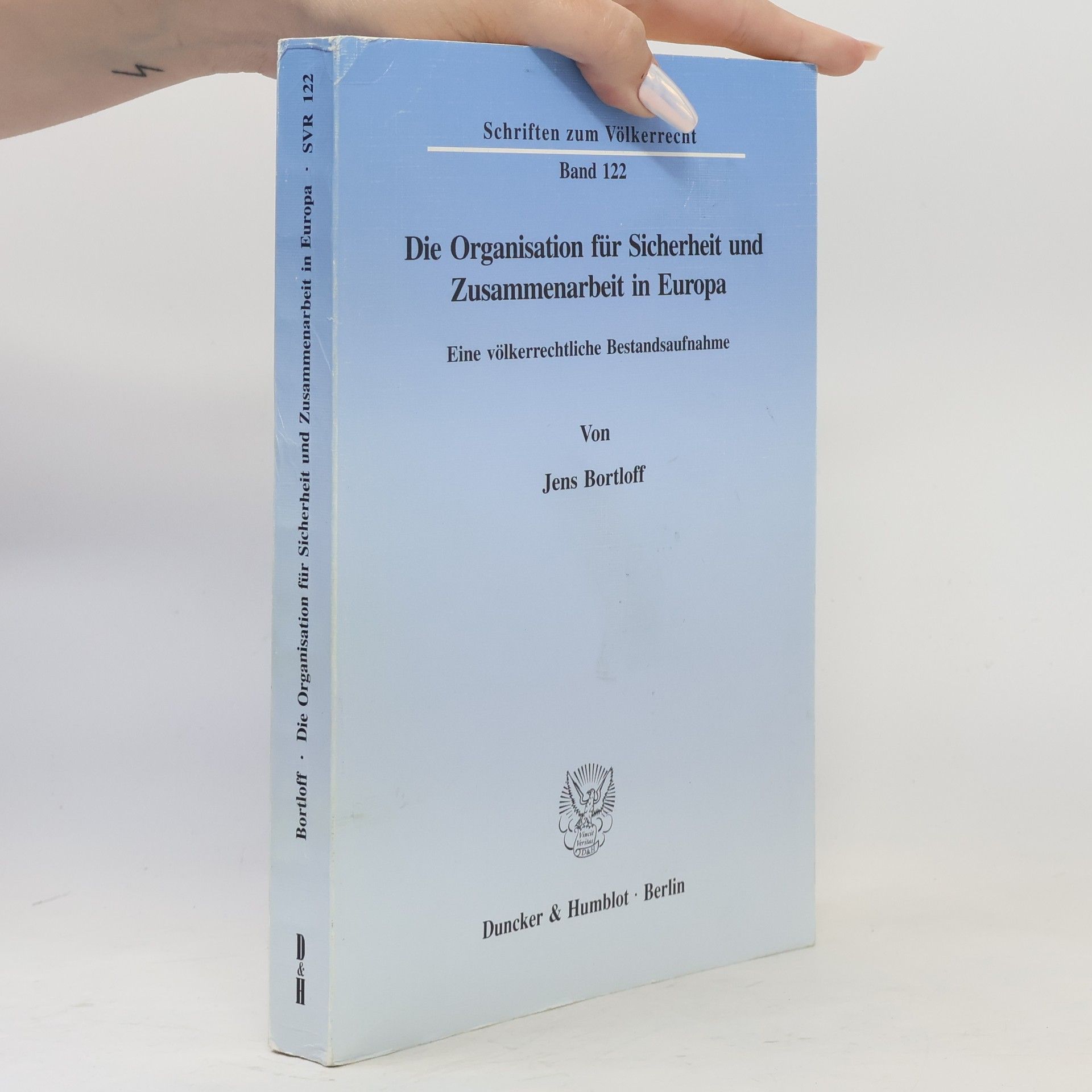 Jens Bortloff Die Organisation für Sicherheit und Zusammenarbeit in Europa