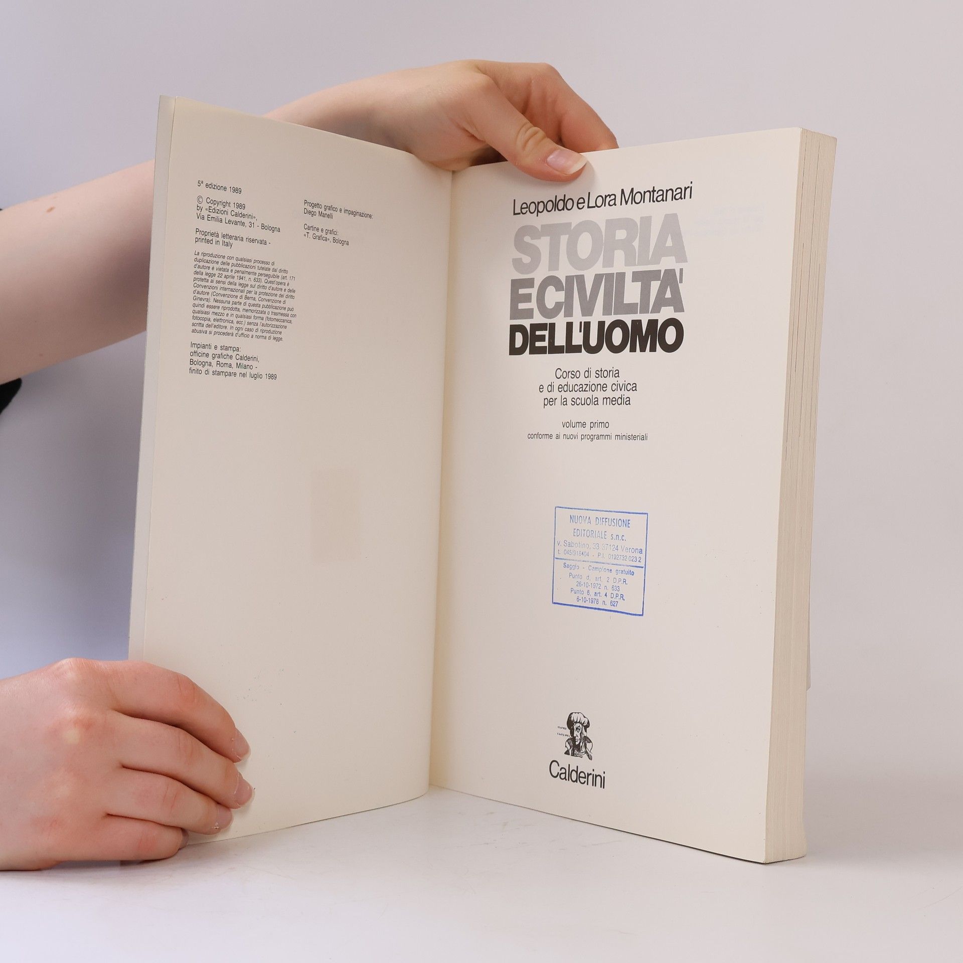 Leopoldo Montanari Storia e civiltà dell'uomo. Per la scuola media