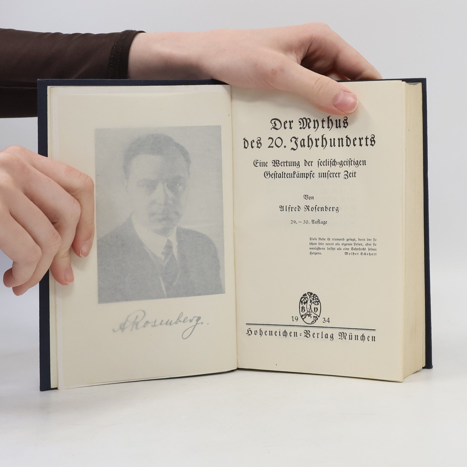 Alfred Rosenberg Der Mythus des 20. Jahrhunderts