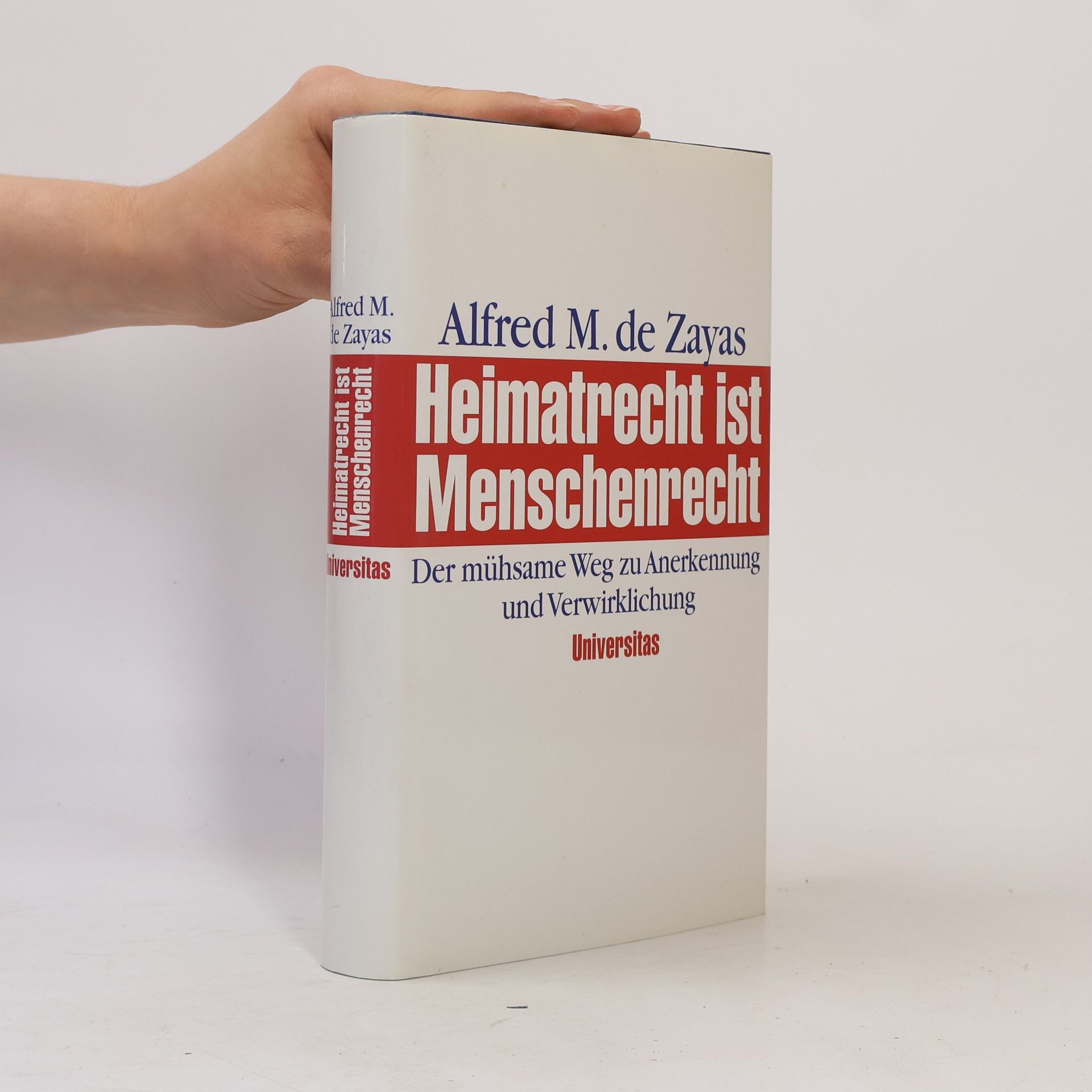 Alfred M. De Zayas Heimatrecht ist Menschenrecht