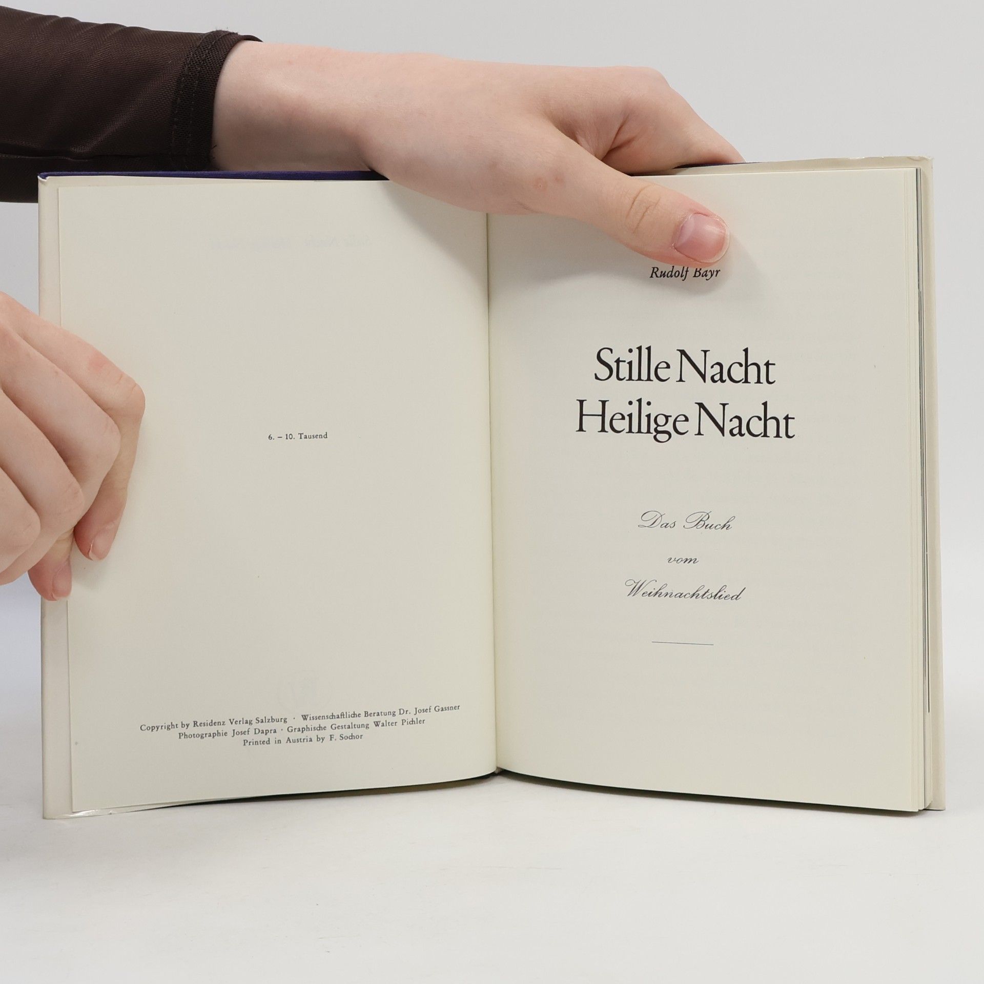 Rudolf Bayr Stille Nacht Heilige Nacht