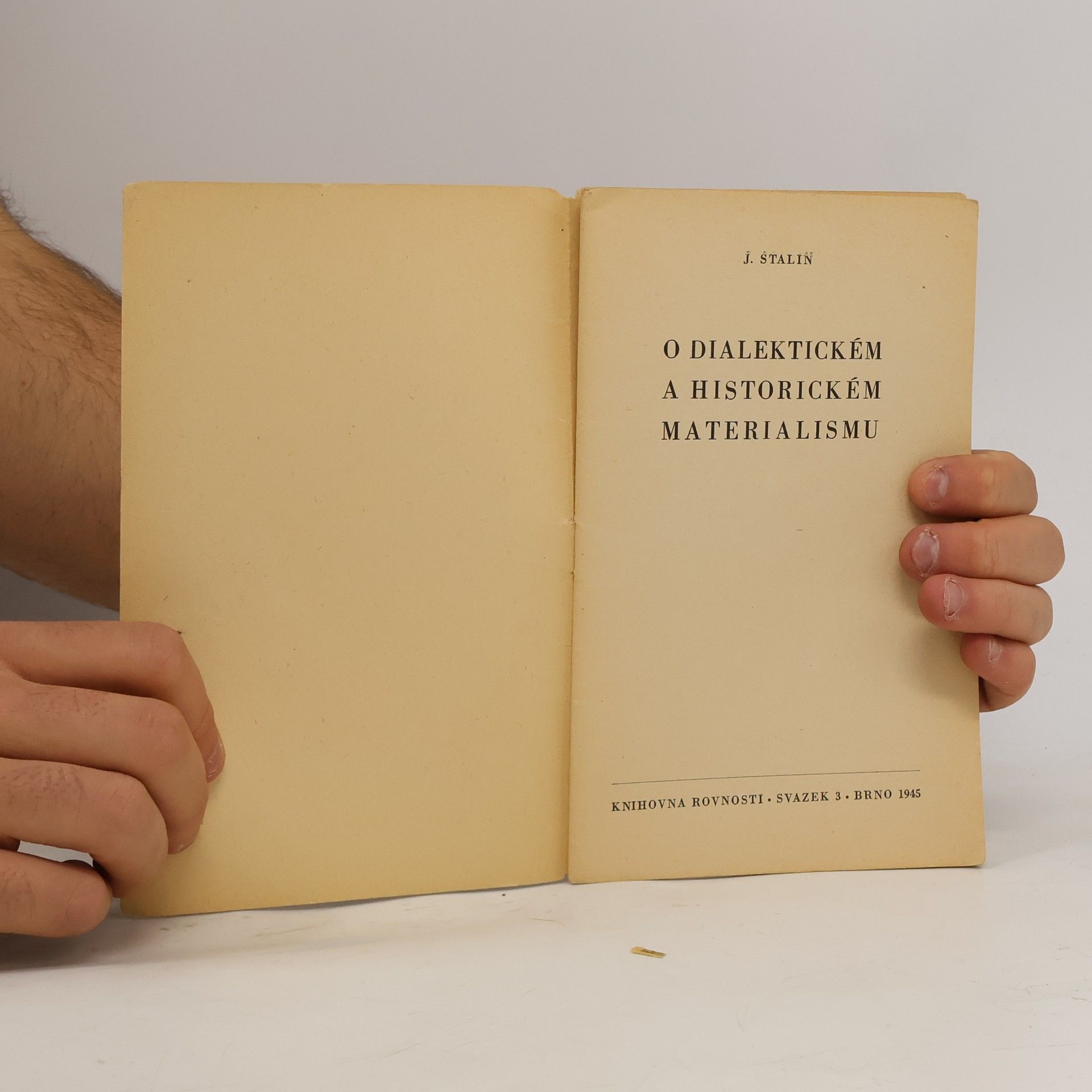 Josif Stalin O dialektickém a historickém materialismu
