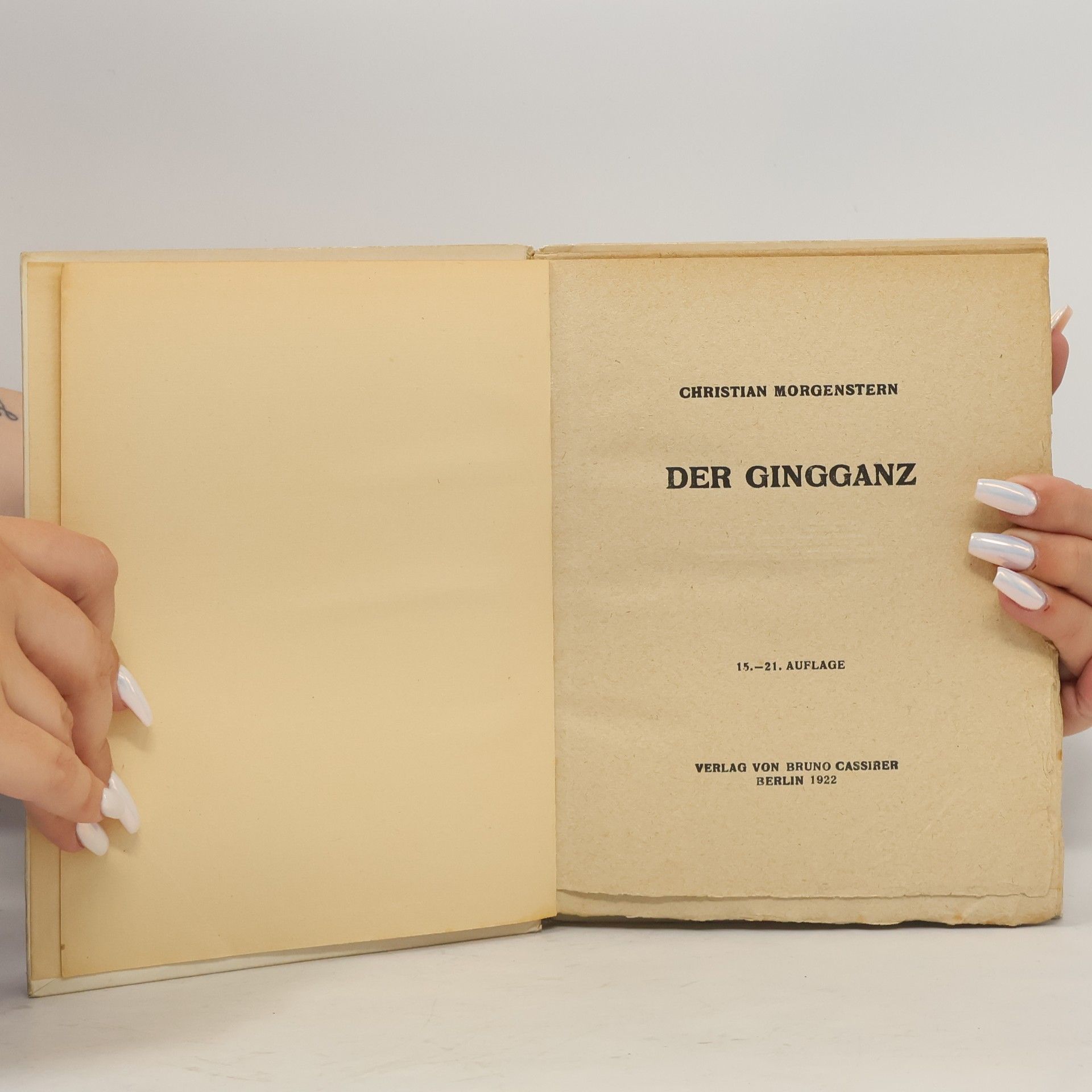 Christian Morgenstern Der Gingganz
