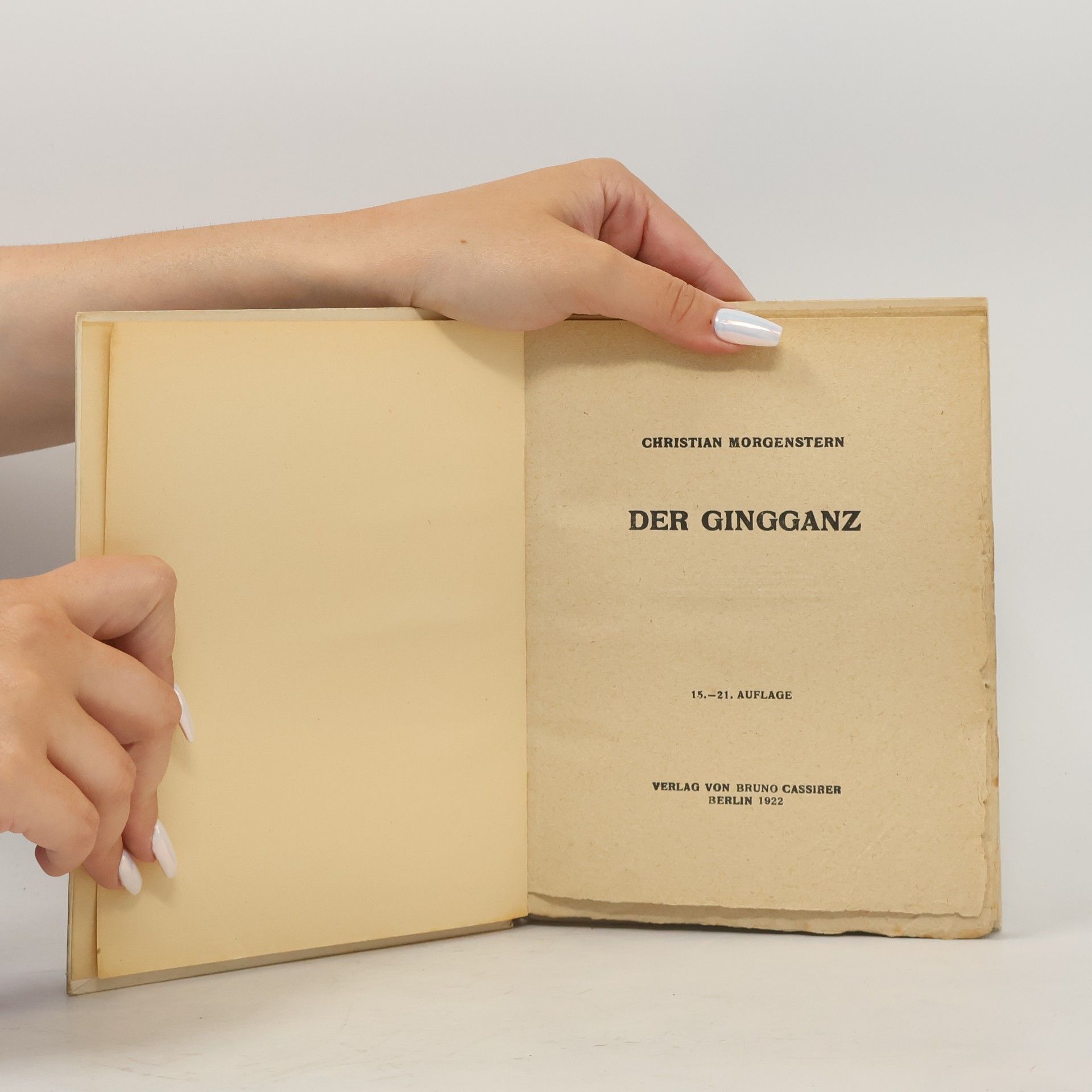 Christian Morgenstern Der Gingganz