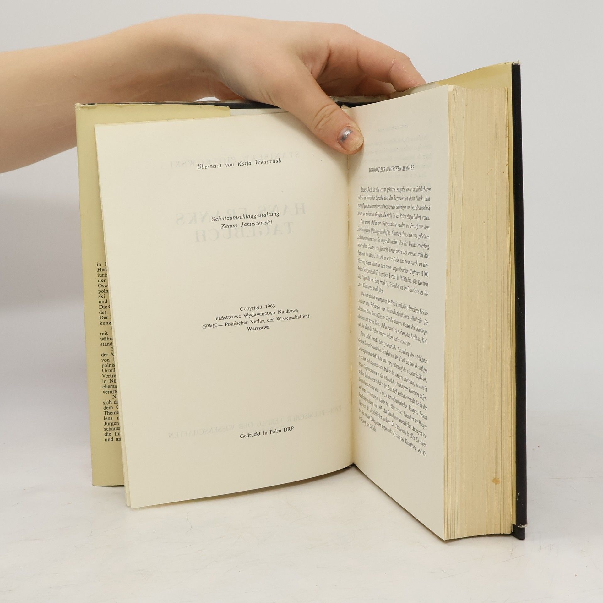 Stanislaw Piotrowski Hans Franks Tagebuch