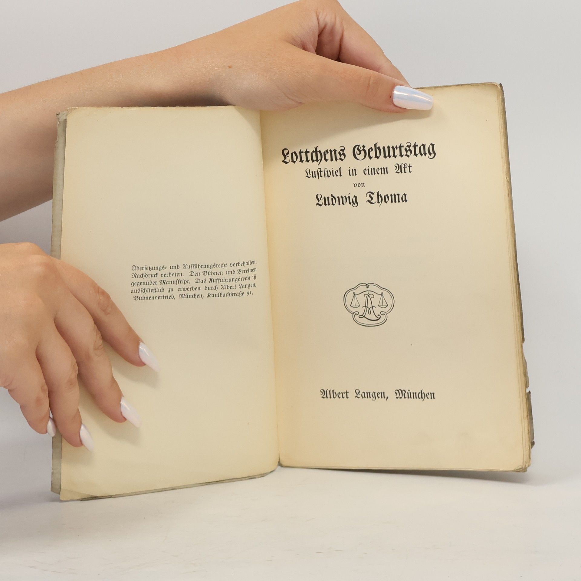 Ludwig Thoma Lottchens Geburtstag