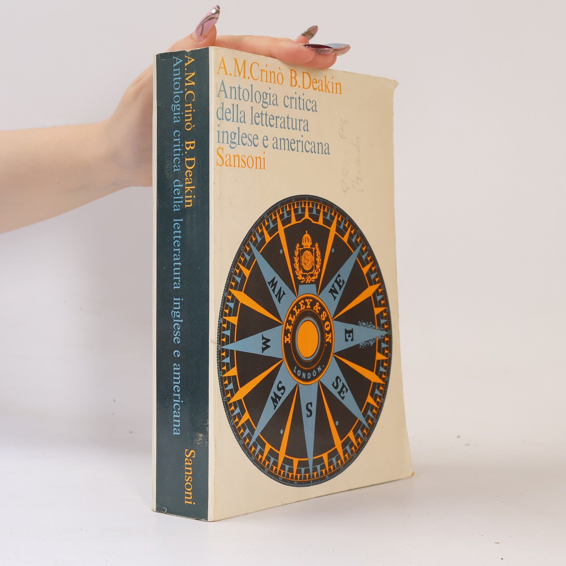 B. Deakin Antologia critica della letteratura inglese e americana