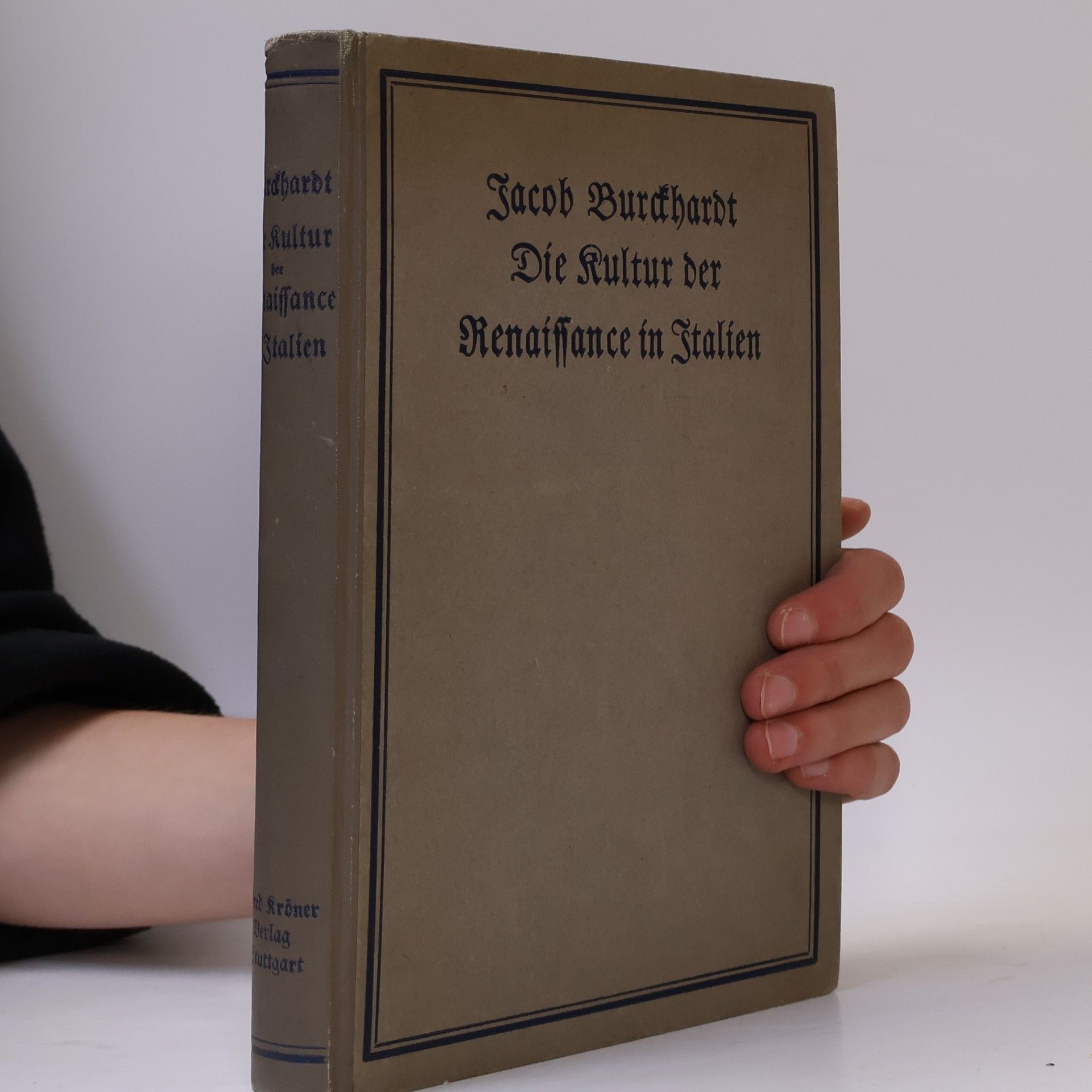 Jacob Burckhardt Die Kultur der Renaissance in Italien