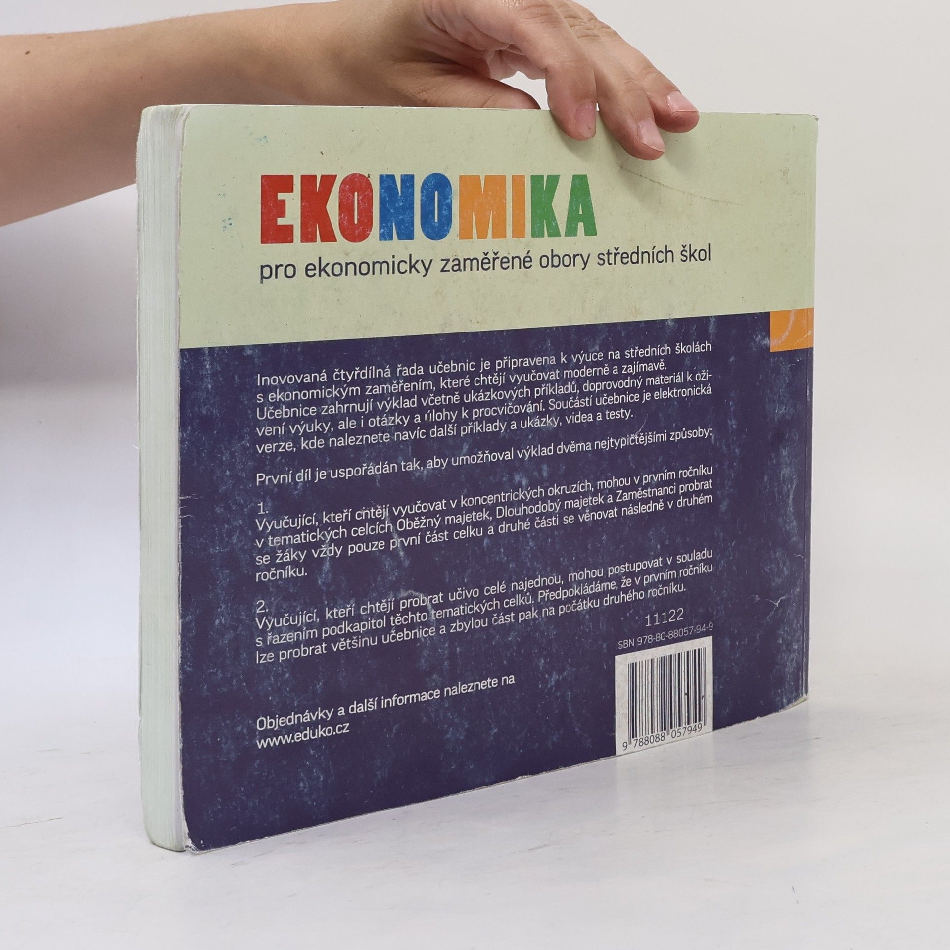 Petr Klínský Ekonomika pro ekonomicky zaměřené obory středních škol. 1. Podnikání, majetek a zaměstnanci