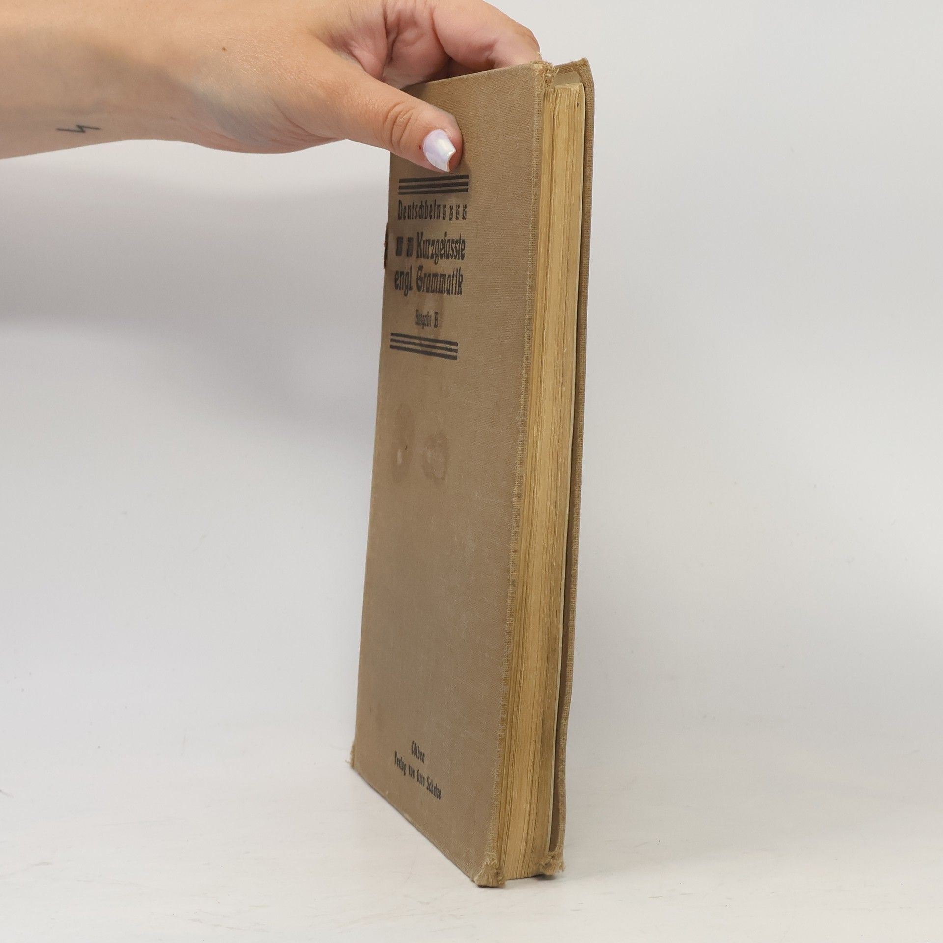 Karl Deutschbein Kurzgefaßte englische Grammatik und Übungsbuch für Gymnasien